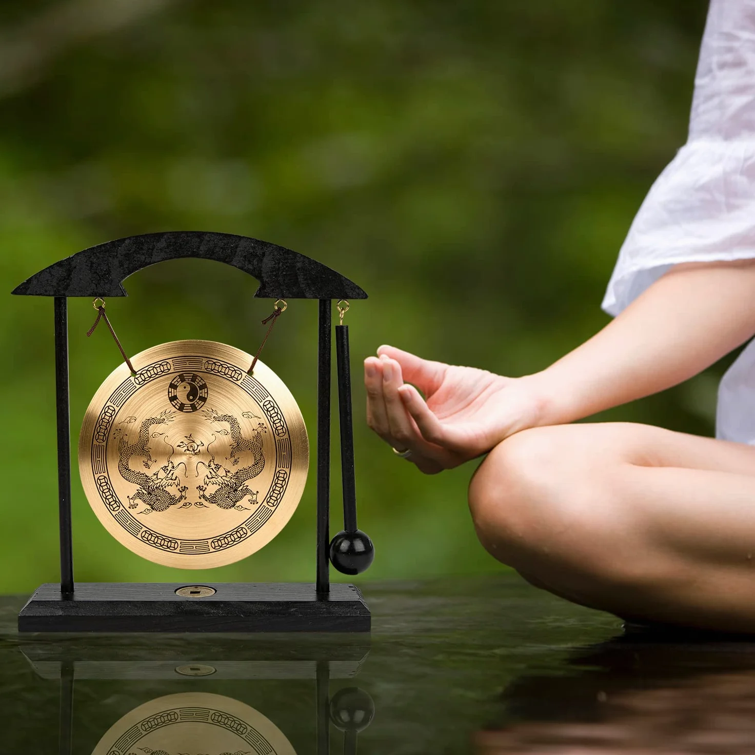 Asian Home Feng Shui Gong Zen Art Ottone Feng Shui Desktop Gong