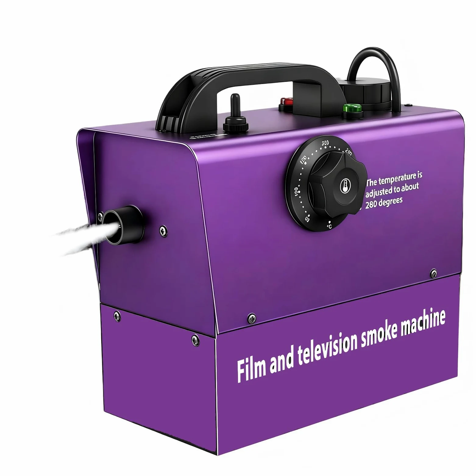 Macchina del fumo portatile da 400 W, batteria incorporata, 21000 mAh, corrente visibile, adatta per teatri, riprese cinematografiche e televisive, Halloween, Natale, feste, feste di famiglia