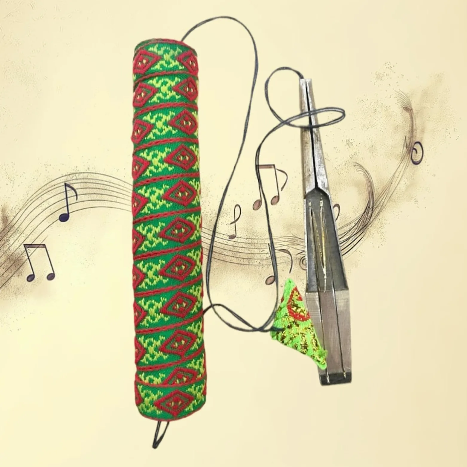 F Fityle Scacciapensieri in Ottone, Arpa Ebraica Vietnamita Con Labbra Twanger, Hmong, Strumento Musicale a Bocca, Colore Del Tubo Di Ottone è Casuale, Doppia Lingua Piccola