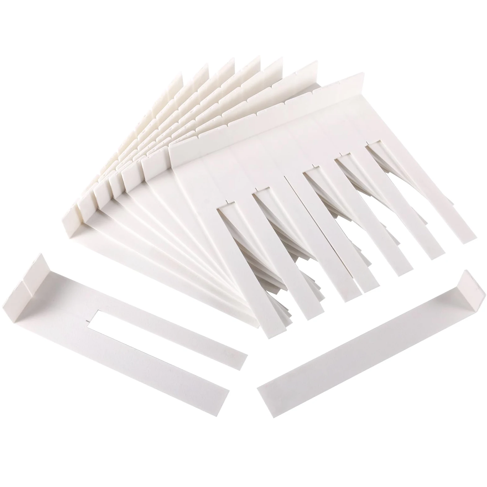 Vagias Keytops - Kit di sostituzione per pianoforte in plastica ABS bianco lucido