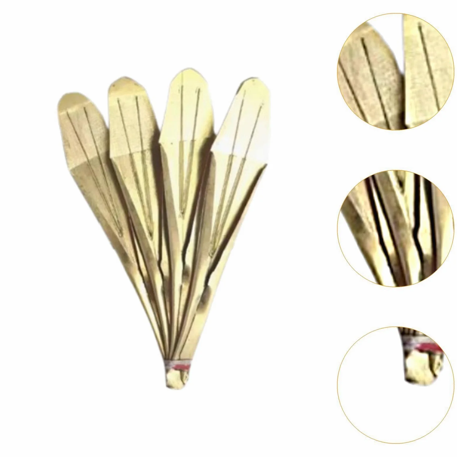 Oshhni a bocca Jaw Harp, regalo facile da suonare, a bocca in rame Yi, strumento musicale popolare per gli amanti della musica domestica e, con 4 Foglie