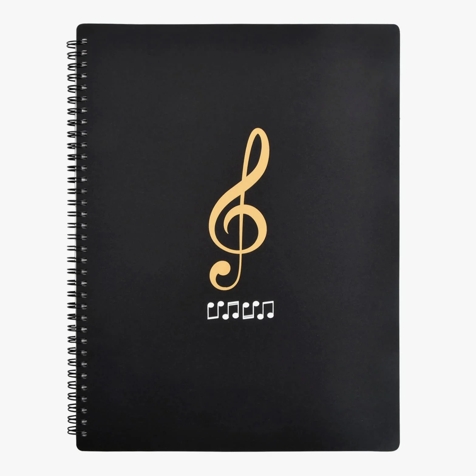 Cartella Spartiti A4, Impermeabile Cartellina Porta Spartiti Musicali con 60 Tasche(120 Pagine), Porta Documenti in Formato A4 per Piano File, Cartella di Archiviazione Della Musica per Musicisti (B)