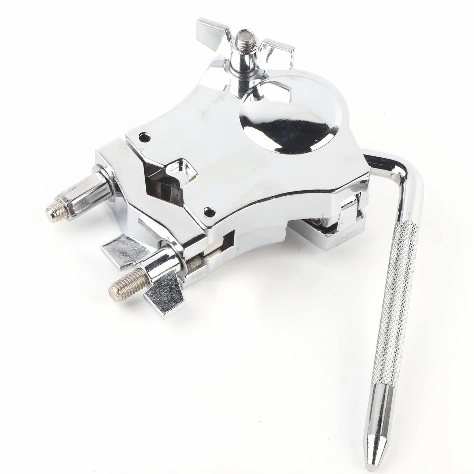 Supporto a Morsetto Regolabile, Resistente Supporto per Rack per Batteria Tom in Lega di Zinco, con Squisita Fattura per Batteria Sonora