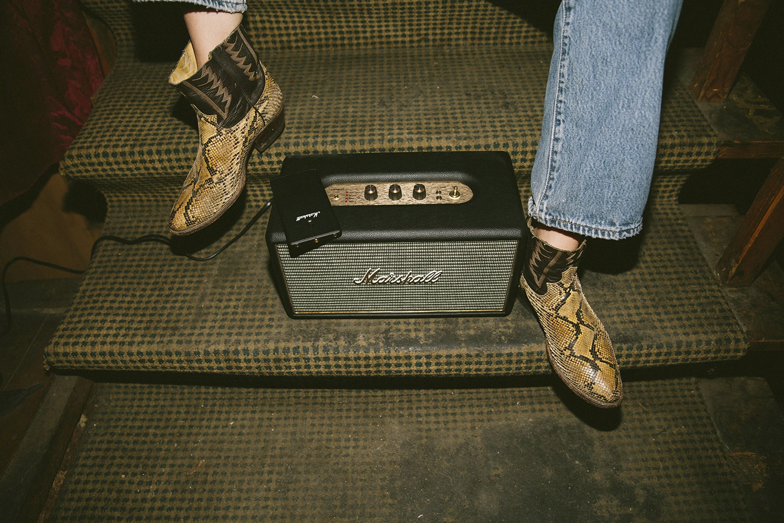 Marshall 04091627 Altoparlante Amplificato, Nero