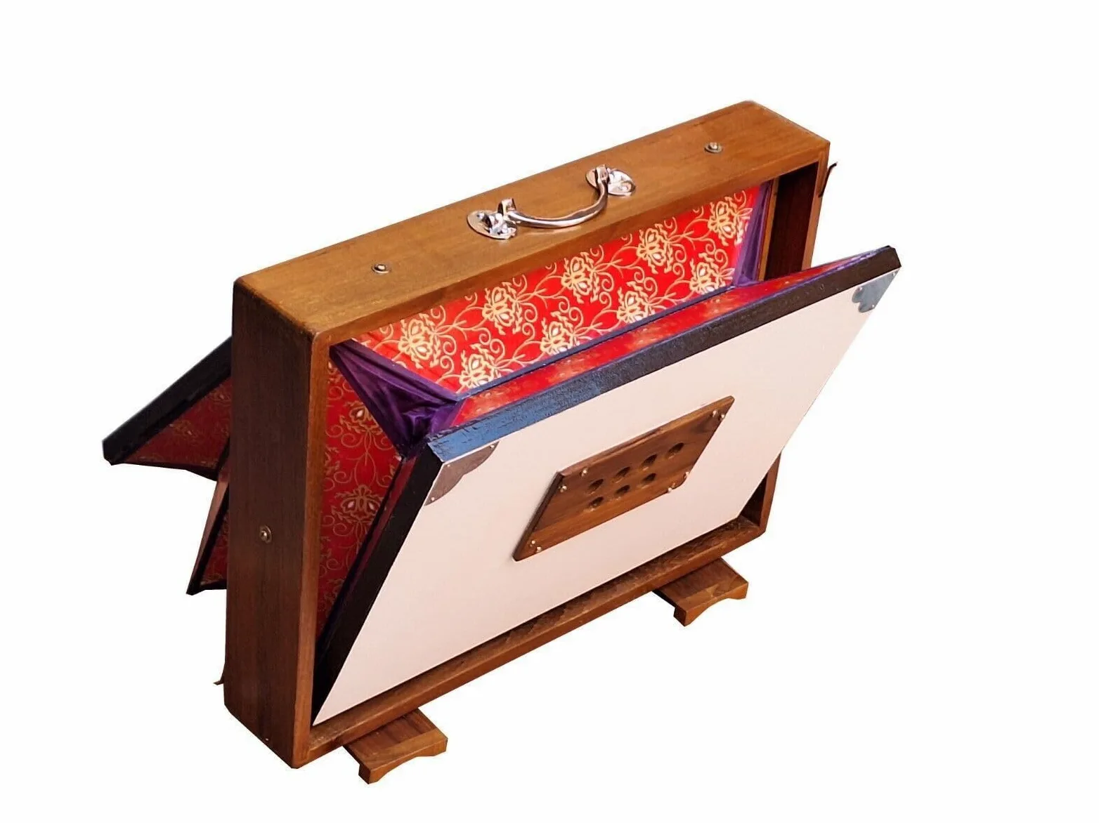 SHRUTI BOX~BIG SIZE (16" X 12" X 3")~13 NOTES)~440Hz~MANTRA~CHANT~YOGA~WITH BAG-1