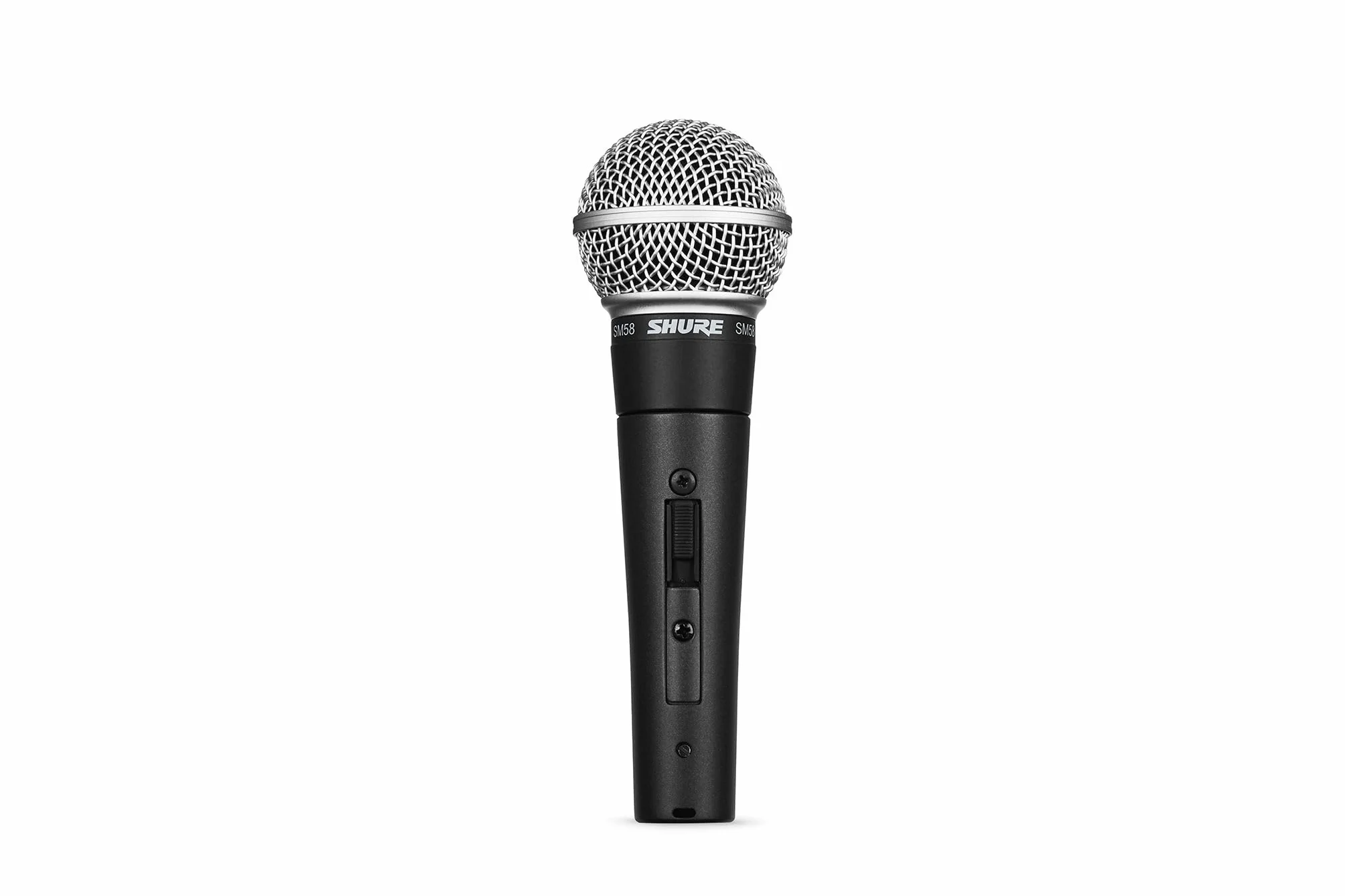 Shure SM58SE Carderid Dynamic Vocal Microfono con interruttore on e off, filtro pop integrato, clip microfono A25D, borsa di archiviazione, connettore XLR a 3 pin (SM58S)