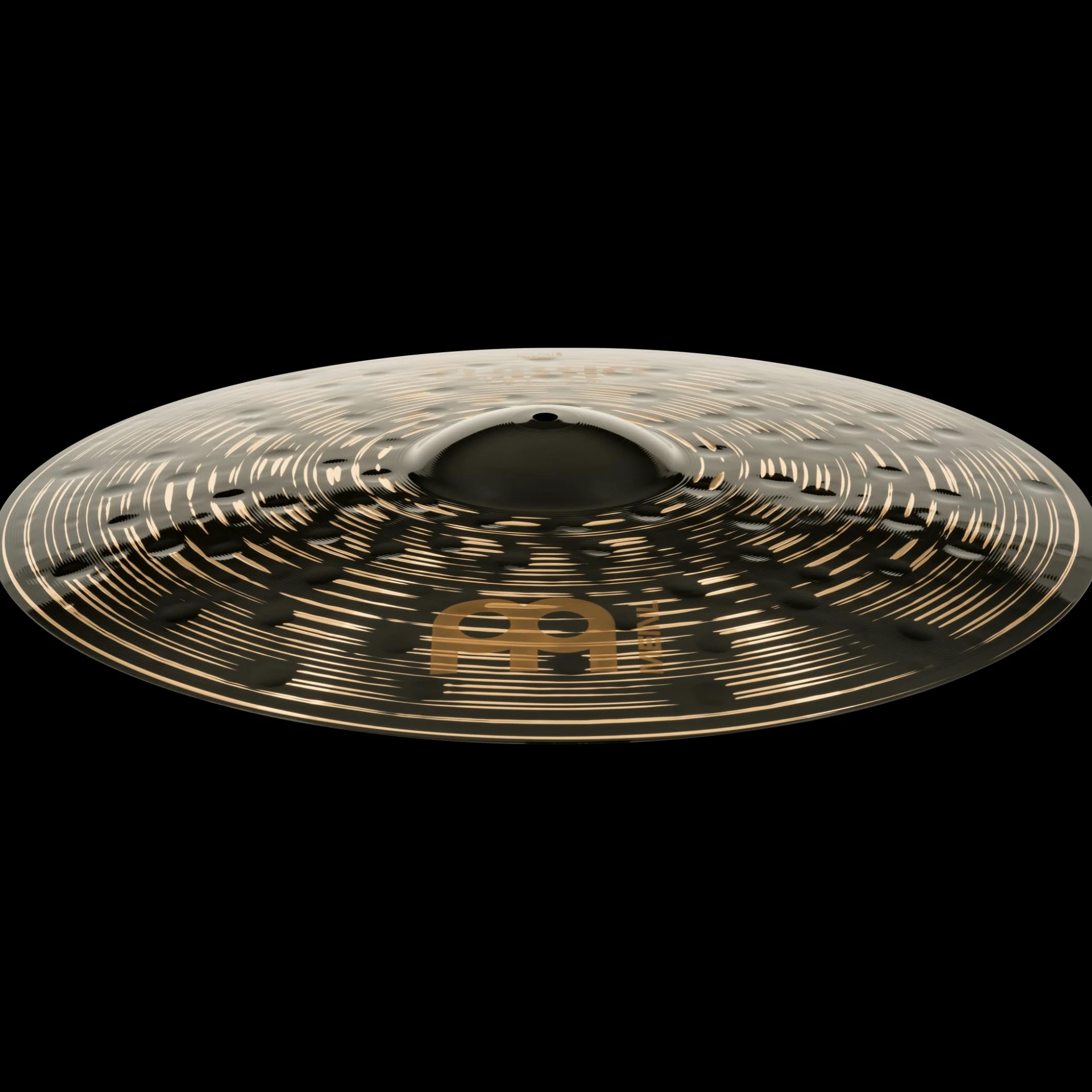 Meinl Cymbals Classics Custom Dark Piatto Crash-Ride 22 pollici (55,88cm) per Batteria - Bronzo B12, Finitura Scura, Prodotto in Germania (CC22DACR)