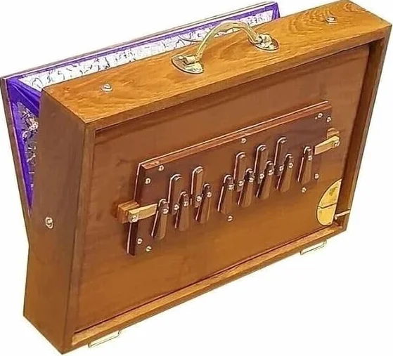 Scatola Shruti da 38,1 cm, in legno di teak, scatola Shruti per yoga, canto surpeti con sintonizzazione 432Hz
