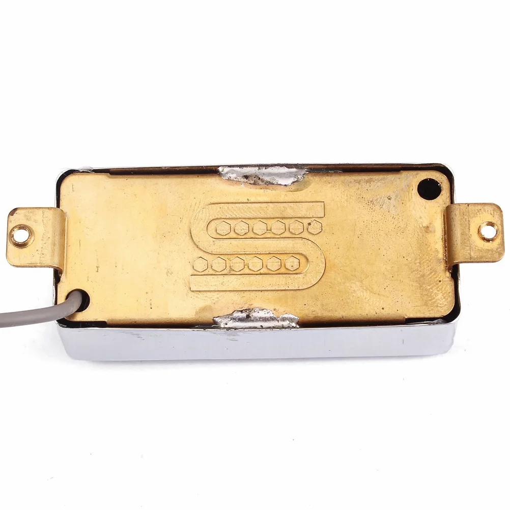 Alnicov Pickup Humbucker per basso a 4 corde, argento