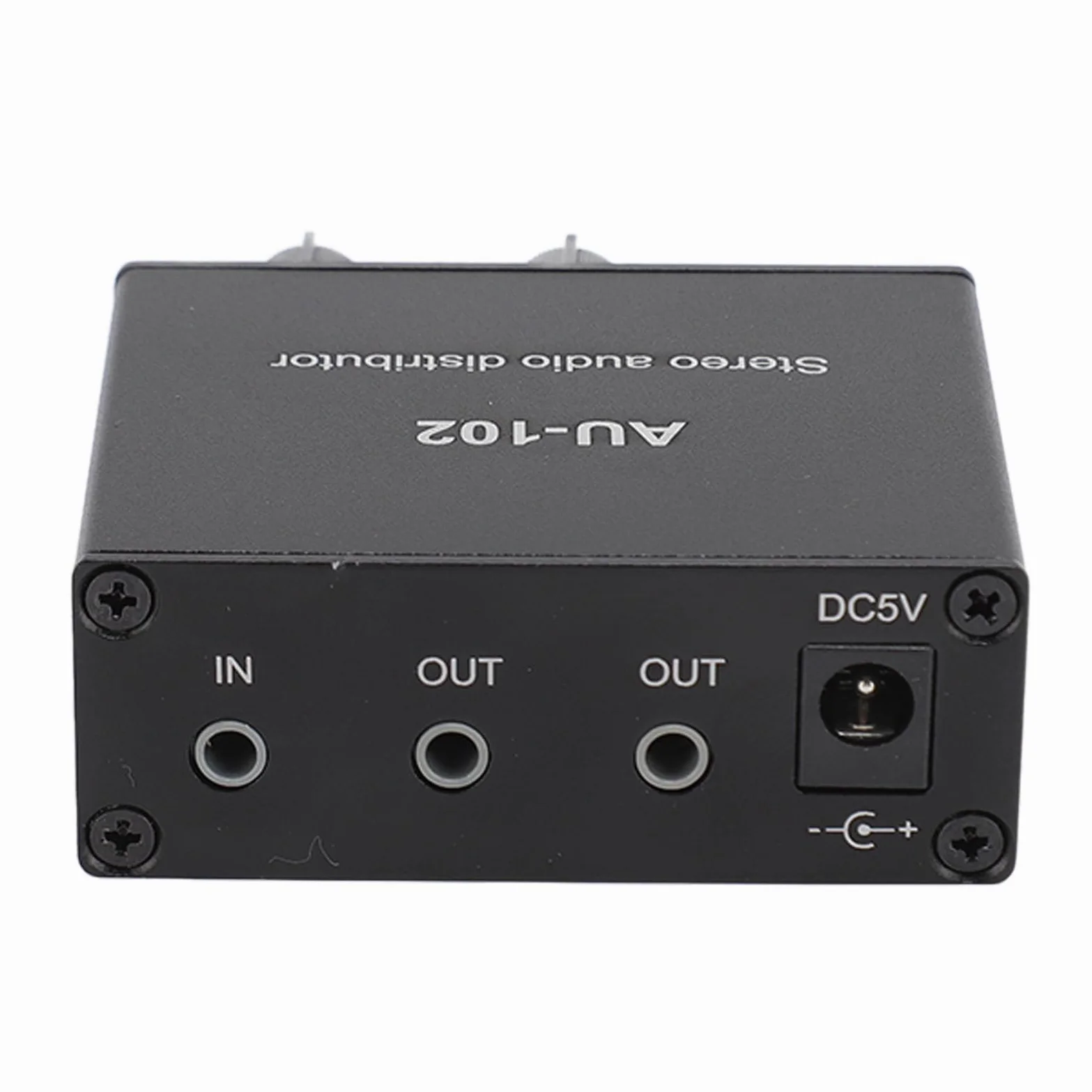 Mini Preamplificatore Microfonico, Amplificatore Audio a 2 Canali, Amplificatore Distributore Suono a Guadagno Pulito, Amplificatore Guadagno Microfono per Home Studio, Podcast
