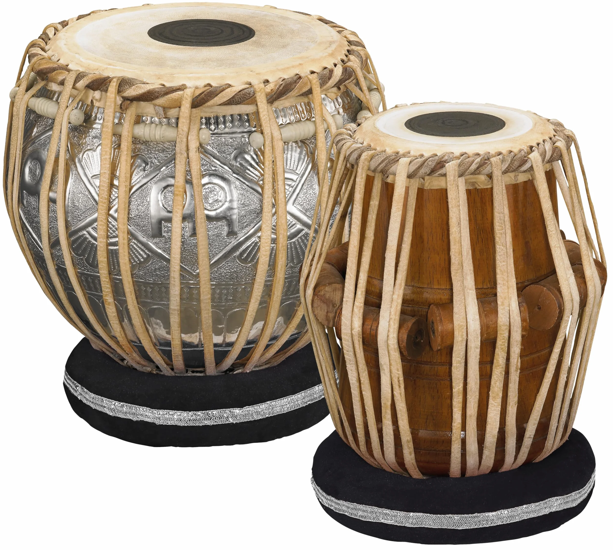 Meinl Percussion TABLA - Set di tabla, collezione Artisan, diametro Dayan/Bayan 5,5"/8,5" (13,97/21,59 cm), colore: Cromato/naturale