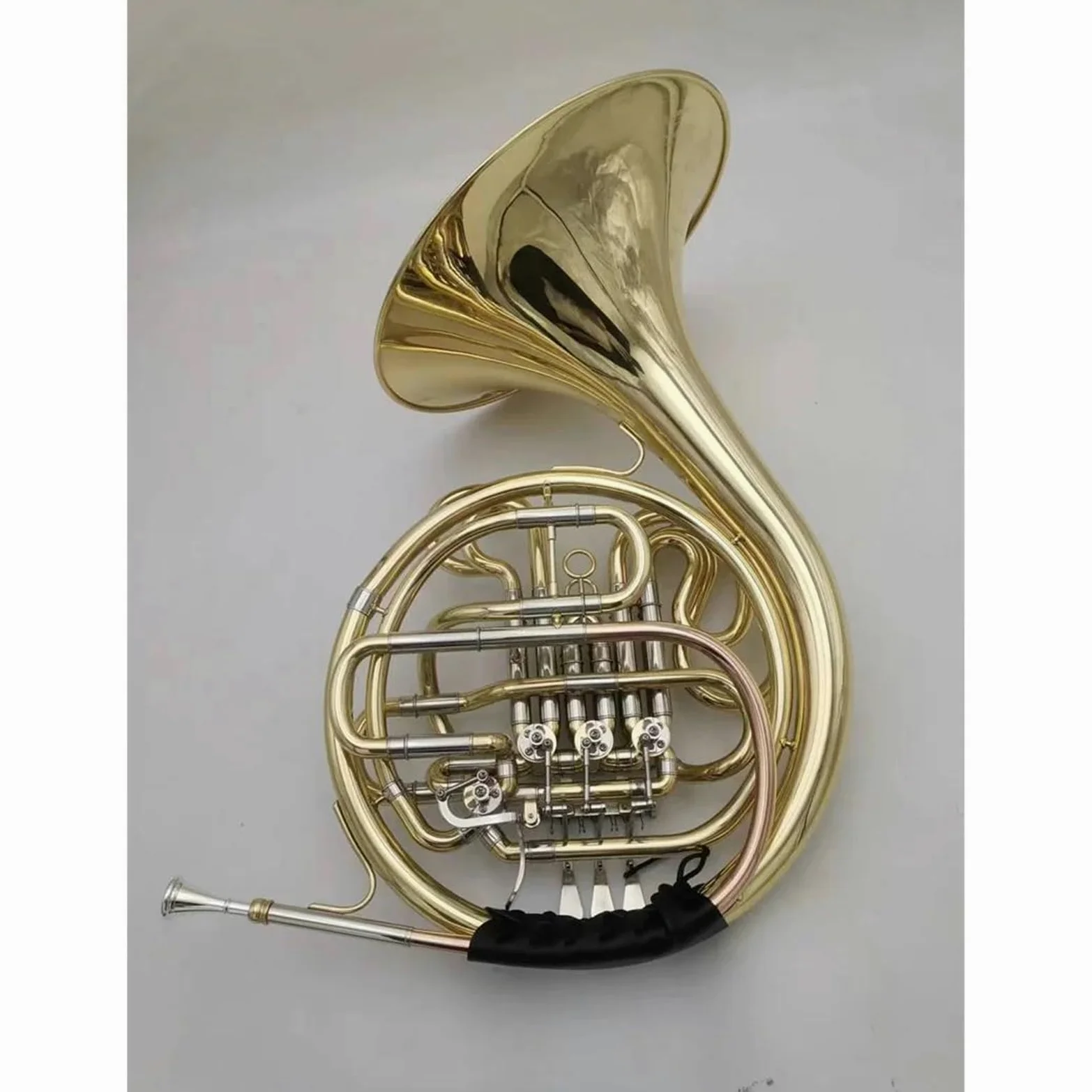 corno francese strumento musicale Corno Francese Doppio 4 Tasti Fa/Sib Strumento Musicale In Ottone Con Custodia A Forte Penetrazione