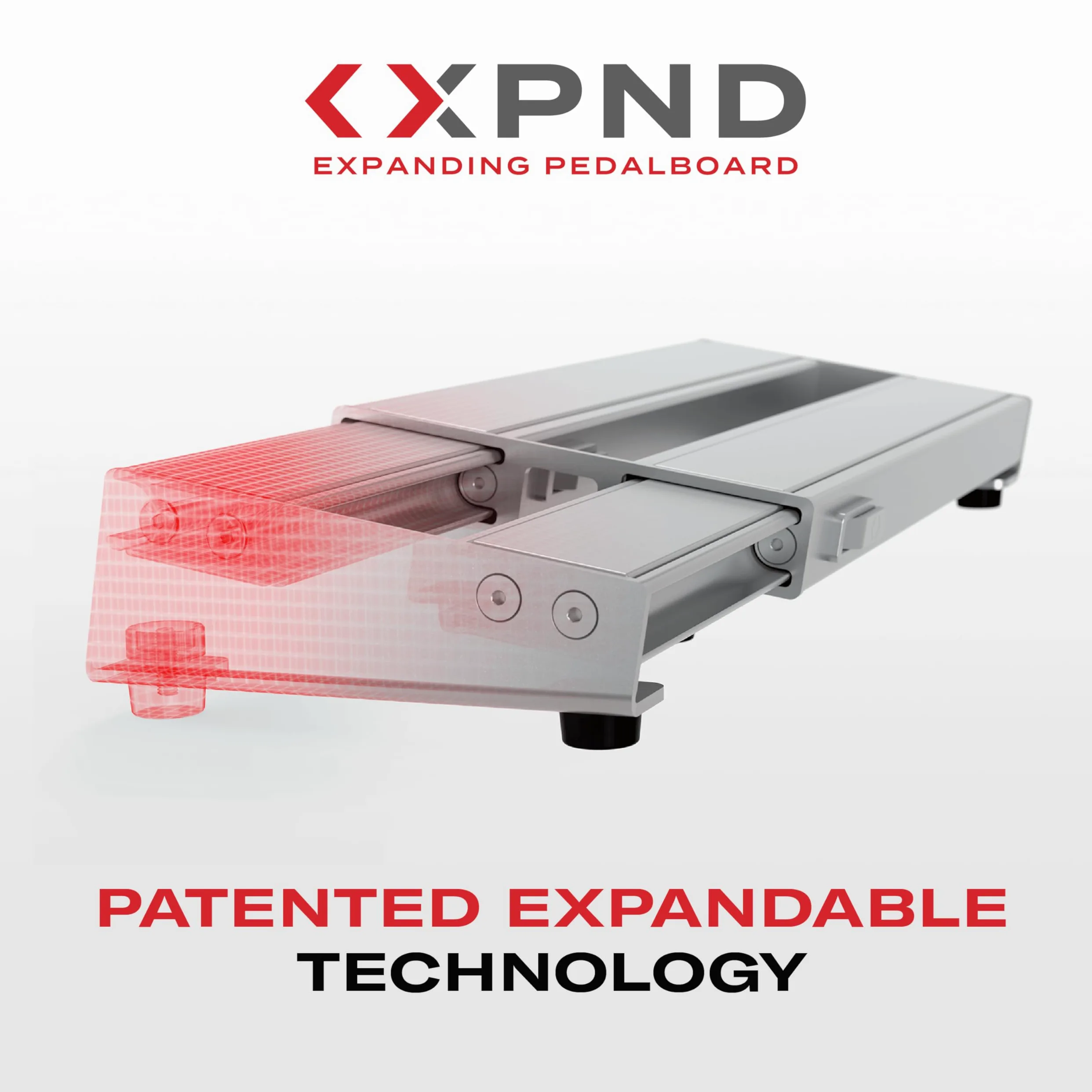 D'Addario Custodia per pedaliera per chitarra - Backline Pedalboard Transporter - Custodia per il trasporto della pedaliera per XPND 2 - Pedaliere a due file - Tracolla imbottita e divisori