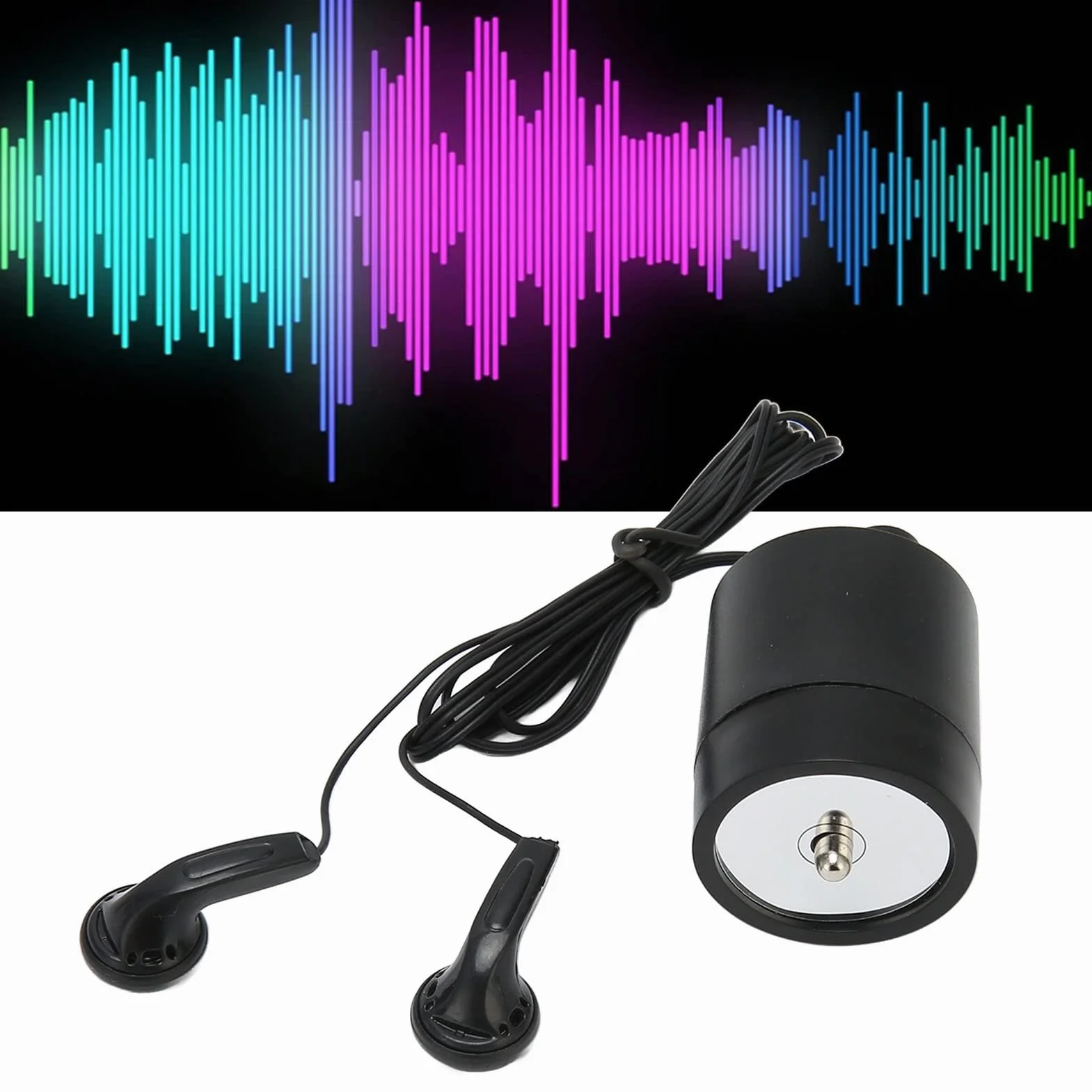 Amplificatore per Microfono Attraverso la Porta a Muro, Rilevatore di Ascolto Vocale per Microfono a Parete, Amplificatore per Strumento Vocale Attraverso la Porta