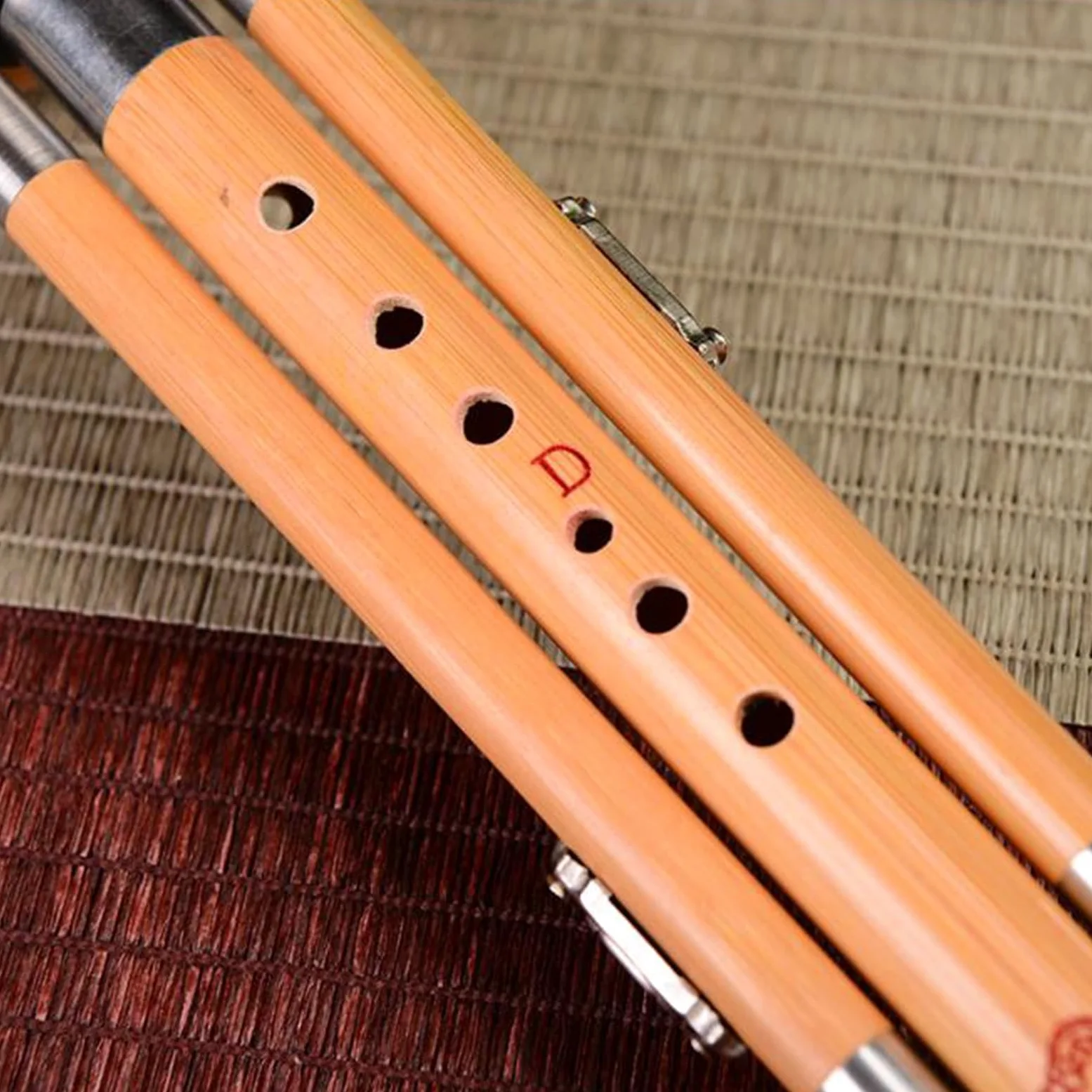 Strumento Musicale Hulusi C Down B Cucurbit Hulusi Strumento for Prestazioni Professionali Adatto a Principianti e spettacoli Professionali(F Key)
