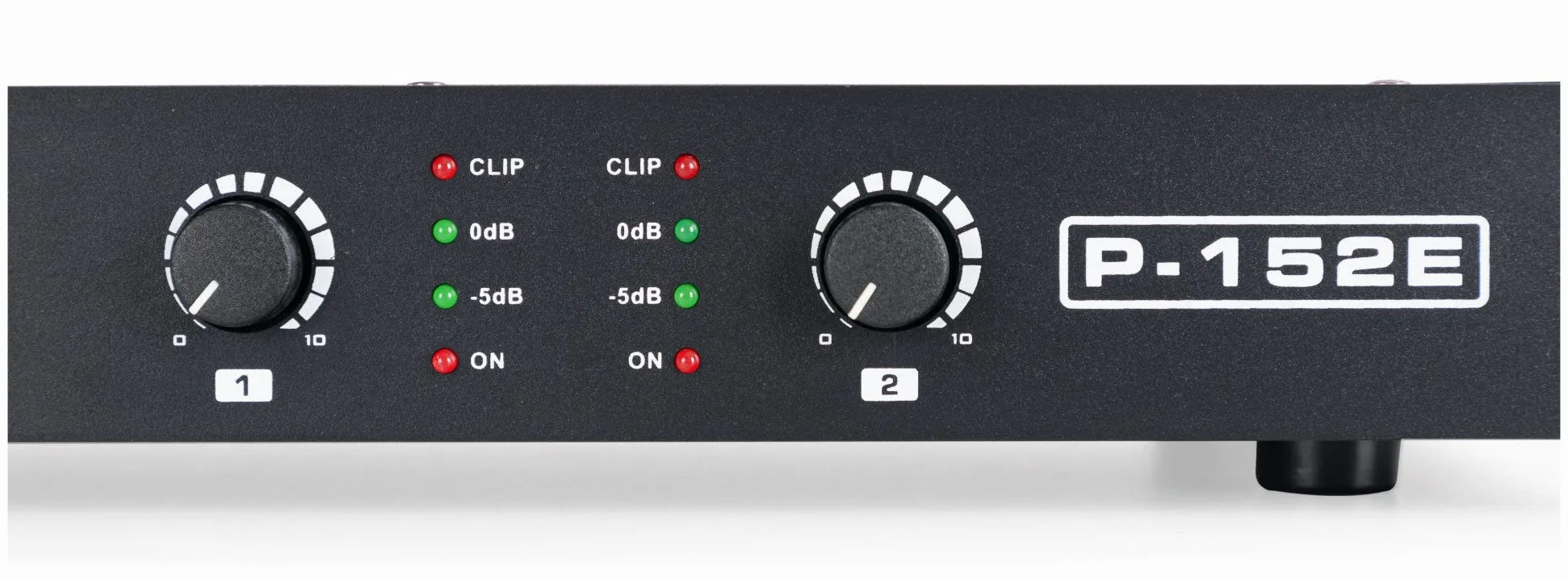 Pronomic P-152E MKII Finale - Finale 2 Canali - Potenza RMS/4 Ohm: 2x 150 Watt - Particolarmente adatto per monitoraggio o studio/HiFi - 1HE - Nero
