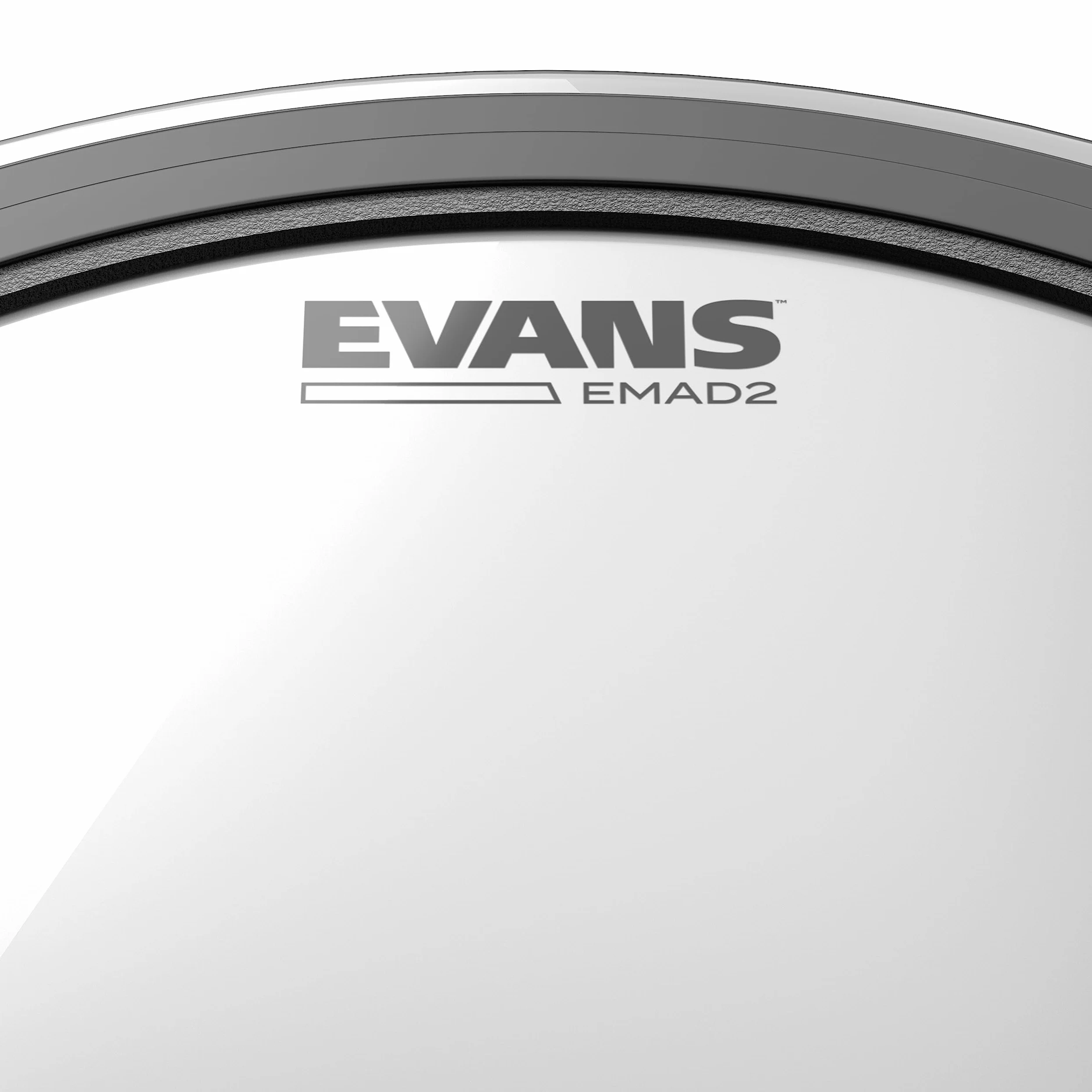 Evans EMAD2 System - Confezione per grancassa, contiene 1 testa per grancassa, 1 testa per grancassa, 2 anelli di smorzamento intercambiabili e anelli di smorzamento in schiuma, personalizzazione del