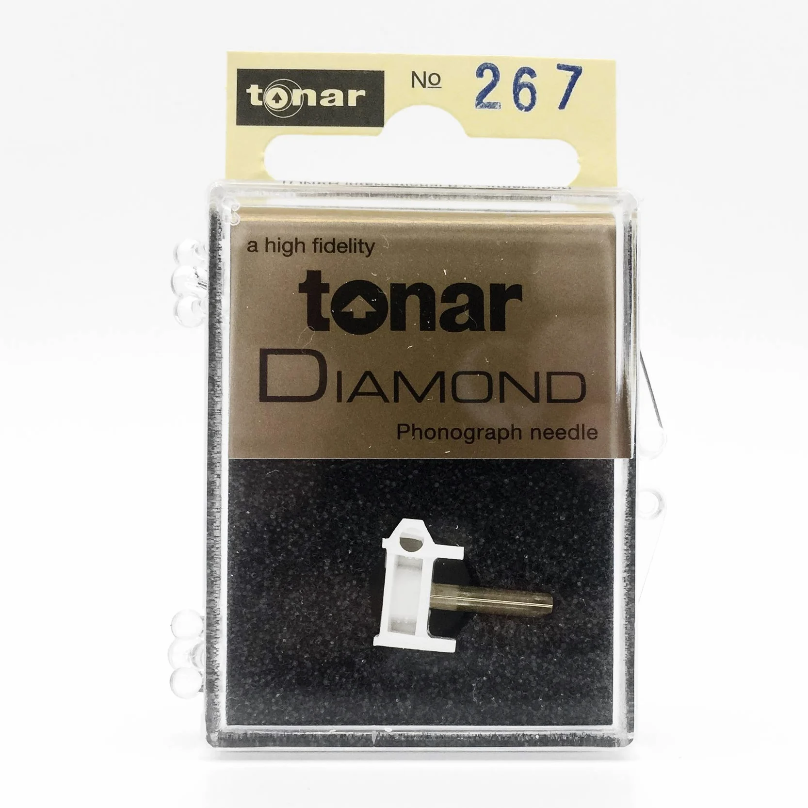 Tonar replacement stylus compatible with Shure M44-7 cartridge N44-7 stylus 267-DS
