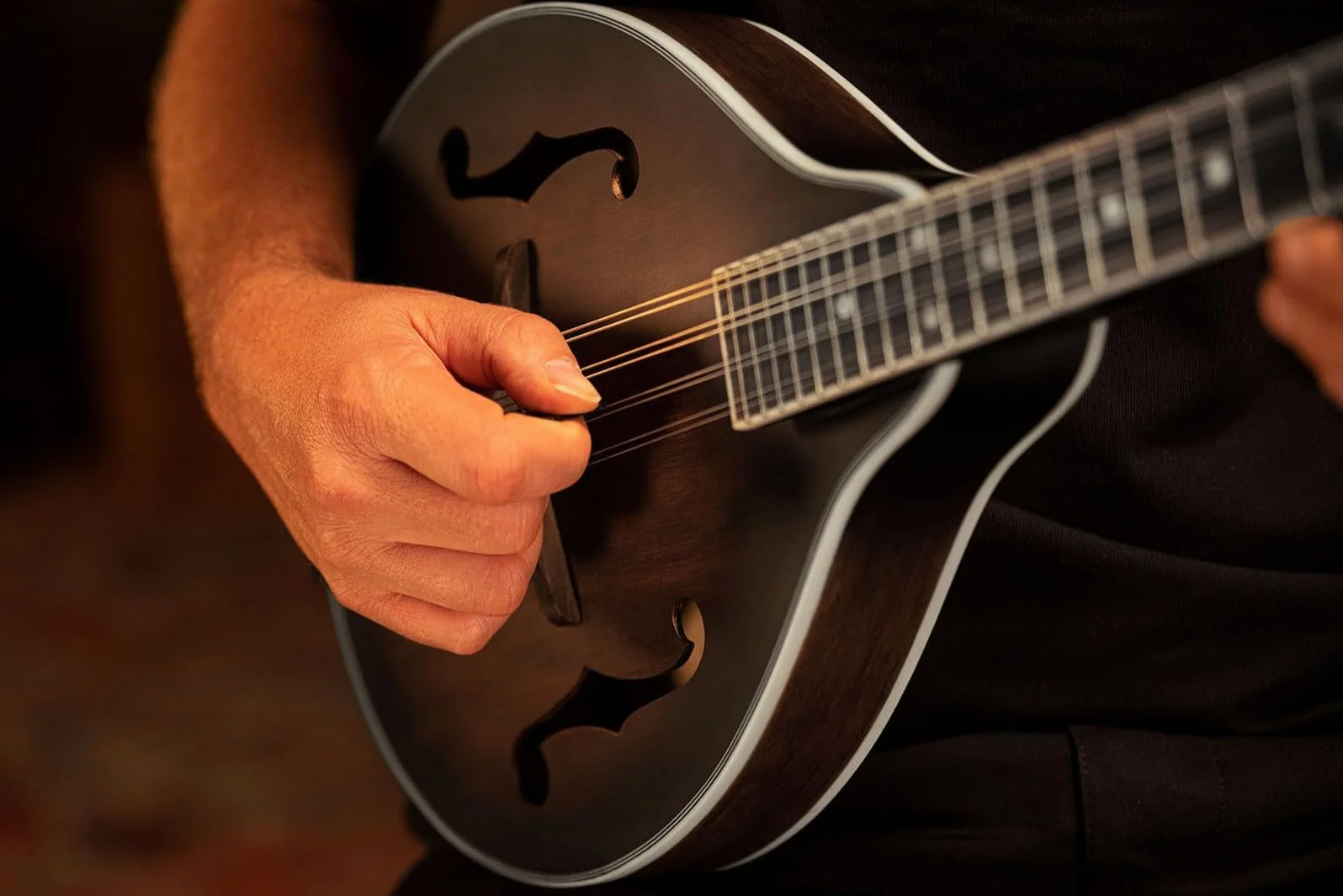 Ortega Guitars Mandolino Acustico A-Style – Fori a F – Serie Americana – Abete/Acero, Marrone (RMA30-WB)