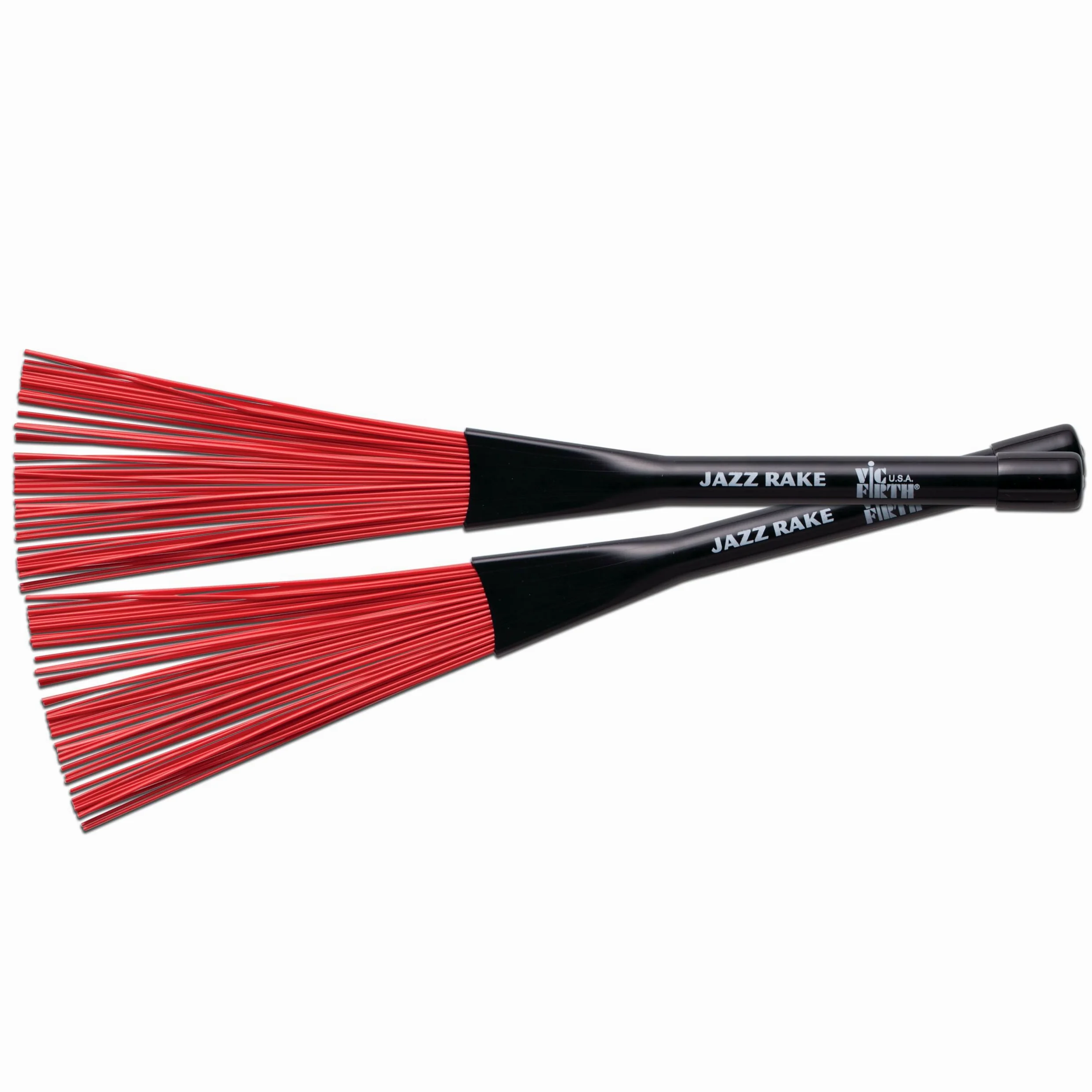 Vic Firth Spazzola Jazz Retrattile, Impugnatura in Plastica, Rossa