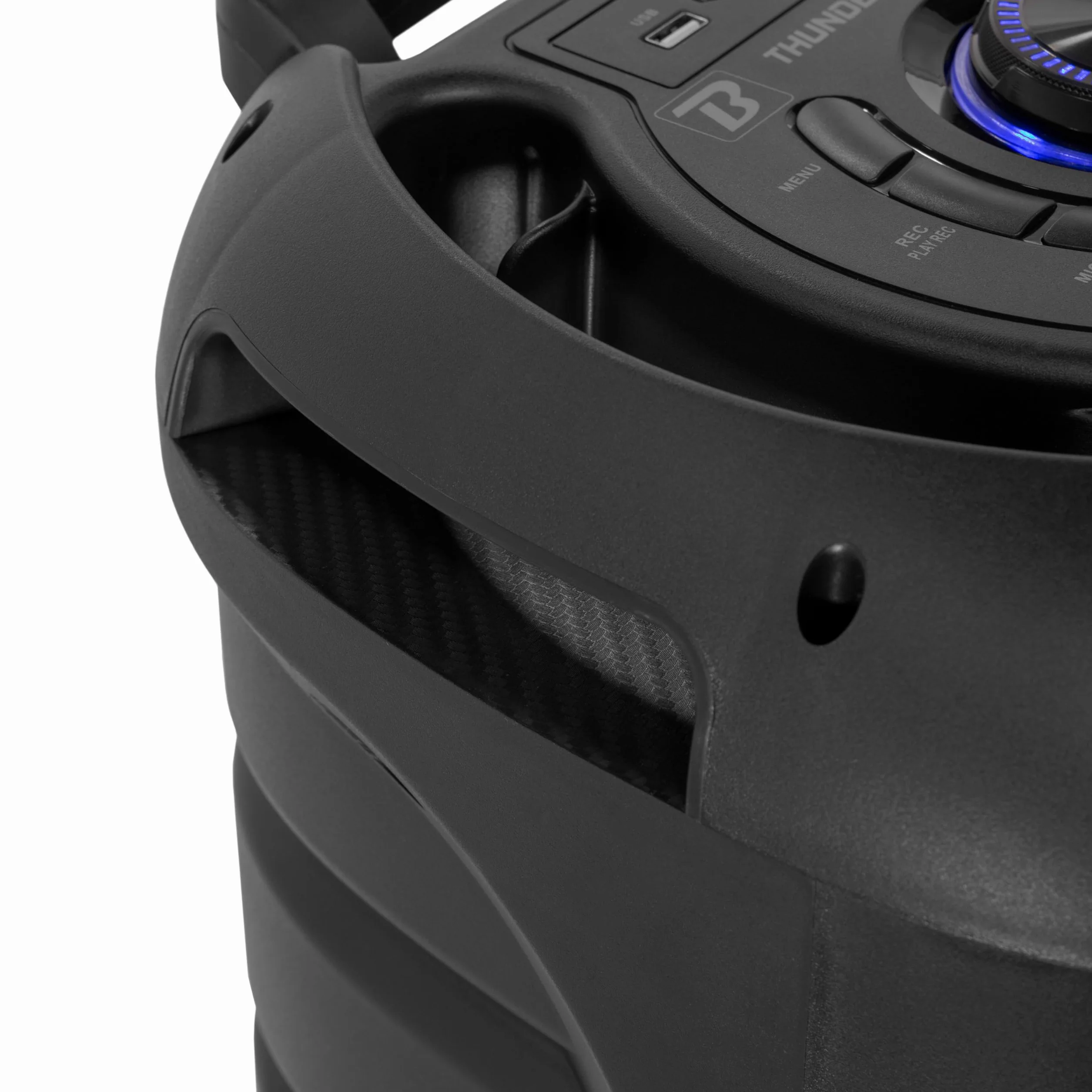 BoomTone DJ Thunder Blaze 800-N - Altoparlante attivo portatile 800 W con effetti luminosi, Bluetooth 5.0, lettore USB/SD, microfono incluso, batteria ricaricabile, ideale per DJ, feste, karaoke