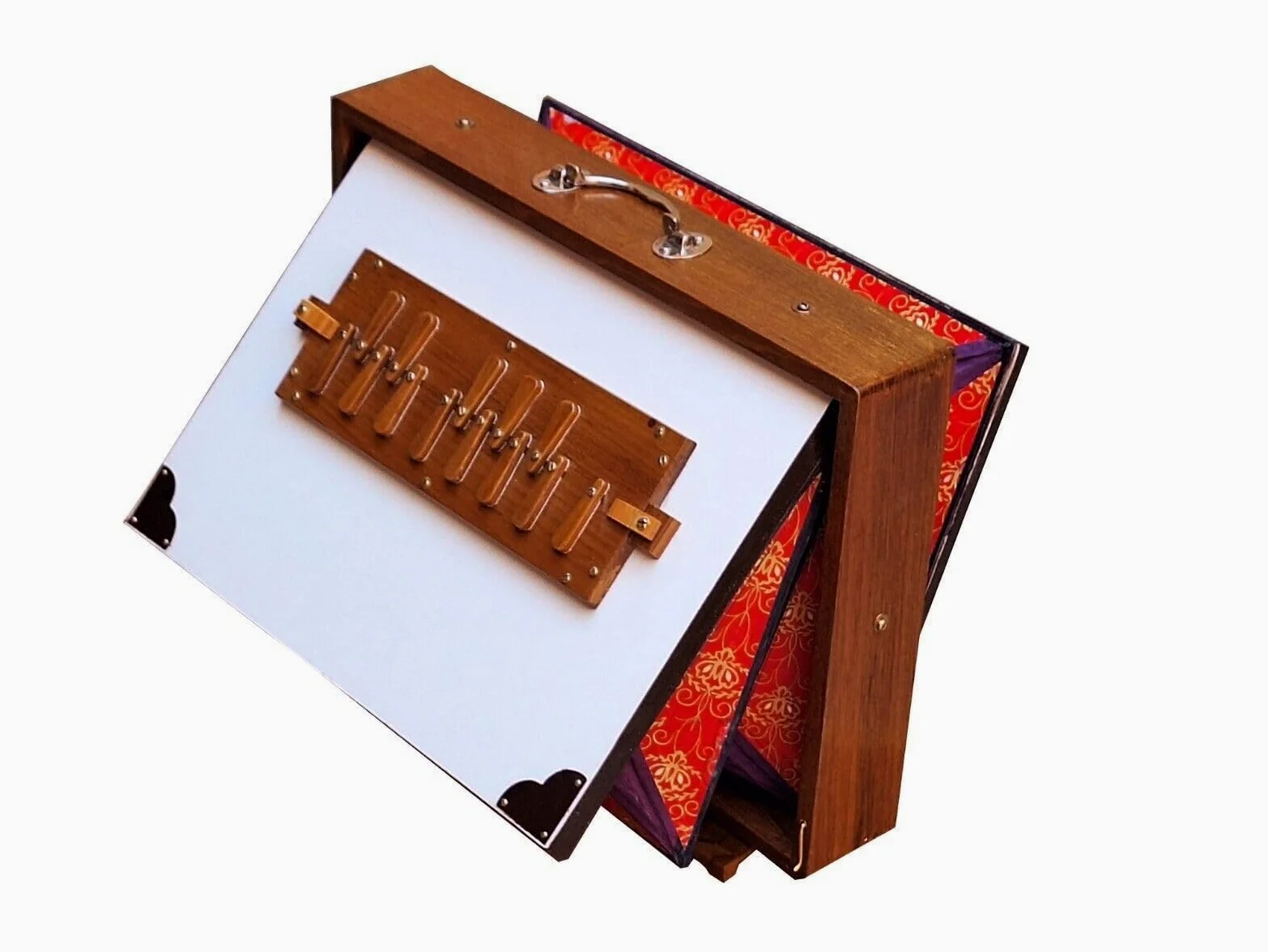 SHRUTI BOX~BIG SIZE (16" X 12" X 3")~13 NOTES)~440Hz~MANTRA~CHANT~YOGA~WITH BAG-1