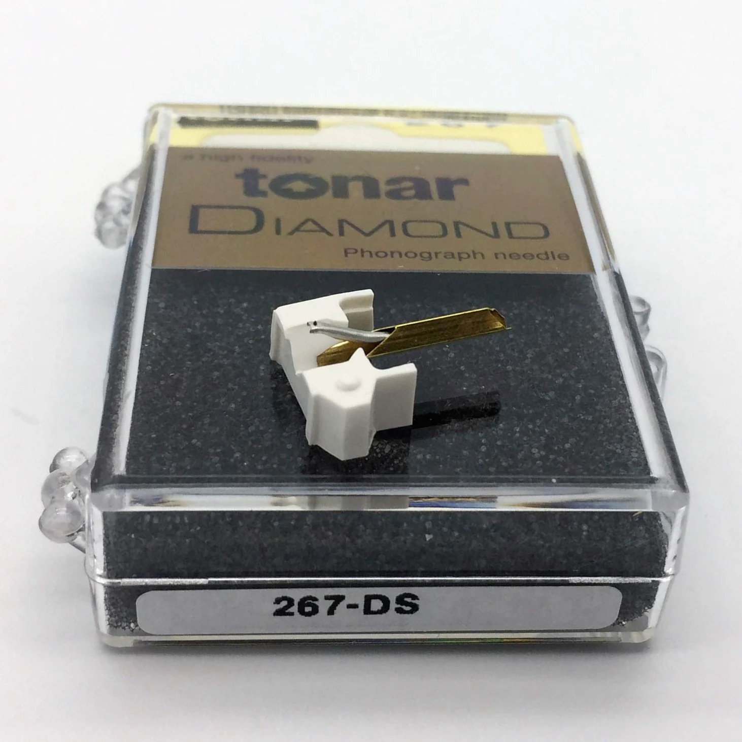 Tonar replacement stylus compatible with Shure M44-7 cartridge N44-7 stylus 267-DS