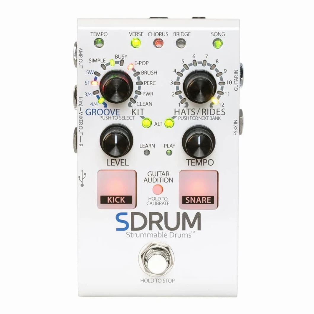 Digitech Appareil sdrum · Effet guitare électrique