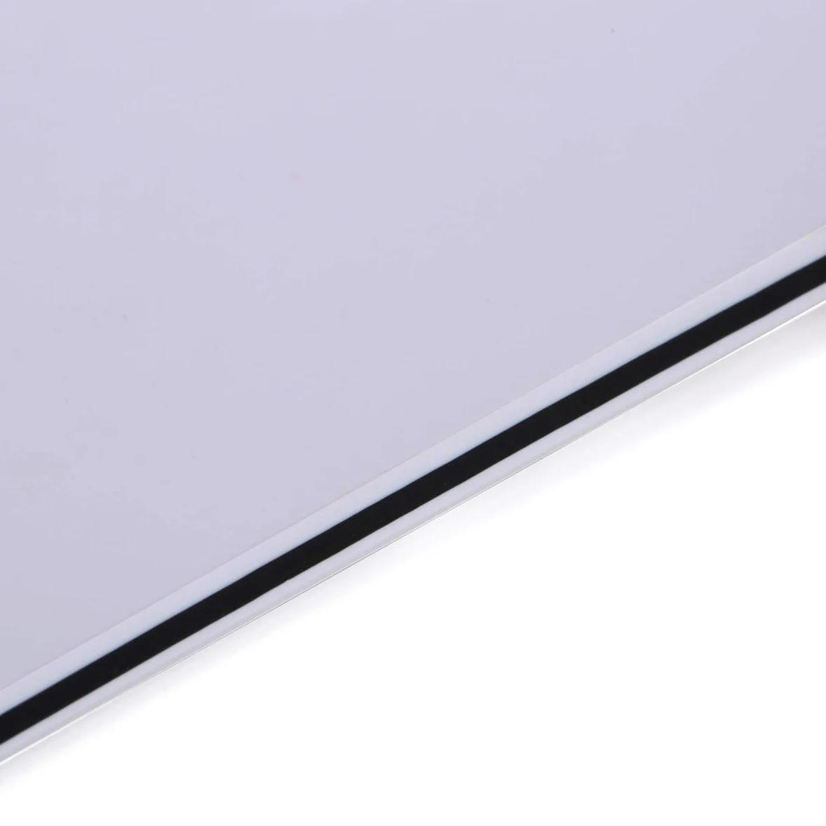 Musiclily 43,5x29cm Foglio Battipenna Materiale Pickguard Blank per Chitarra Elettrica e Basso, 3 strati Bianco