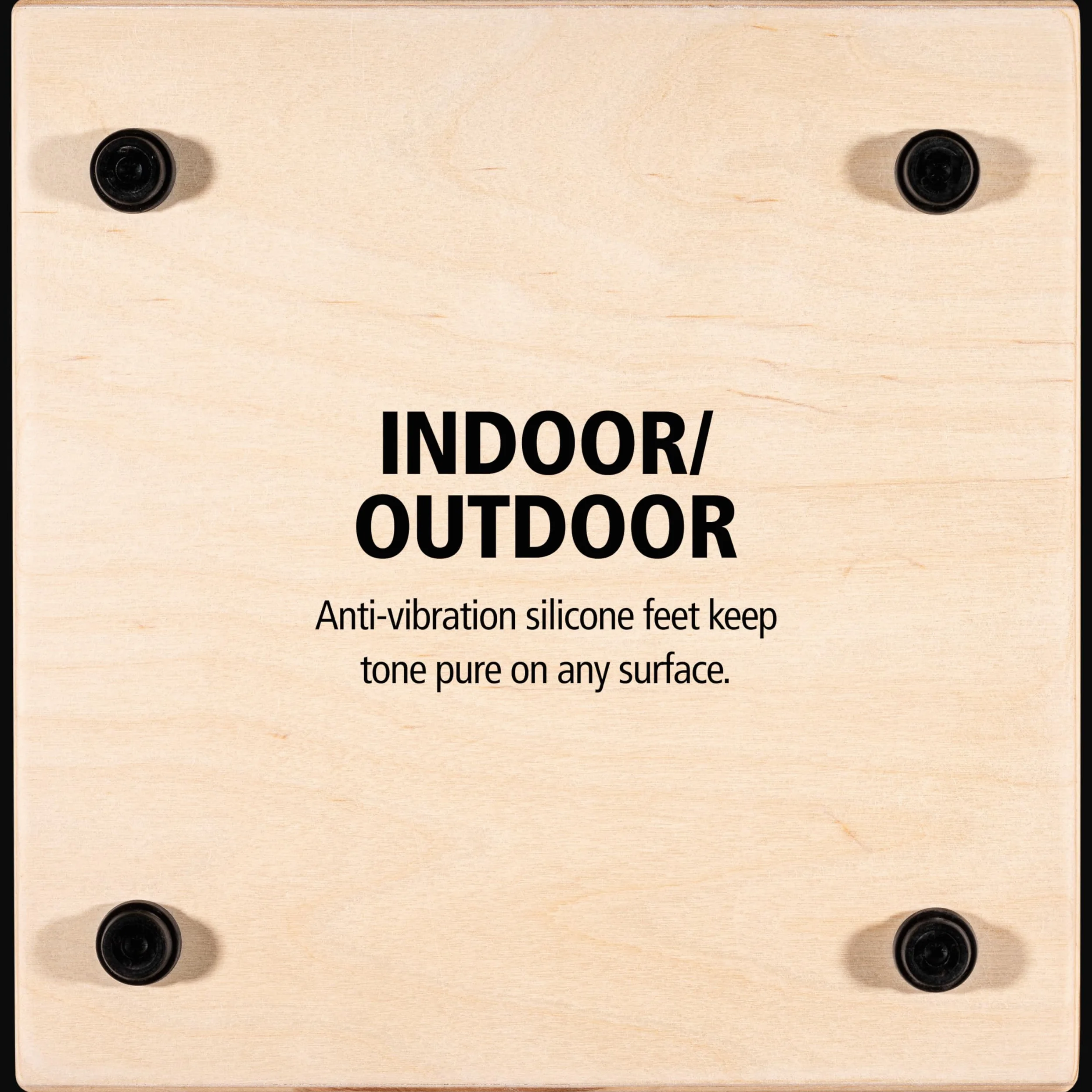 Meinl Percussion Headliner Cajon Instrument - Drum Box Compatto con Suono Snare e Suono Basso - Superficie di Suono Betulla del Baltico (HCAJ100NT)