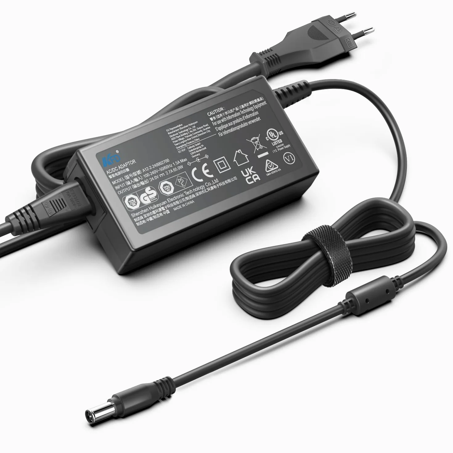 KFD 24V Caricatore Alimentatore per Casio pianoforte AD-E24250LW PSAA60W-240 AD-A24250LW Privia CT-X5000 PX-870 PX-830 PX-850 PX-860 PX-780 MZ-X500 MZ-X30 GP-700 AP-420 AP-450 AP460 Caricabatterie