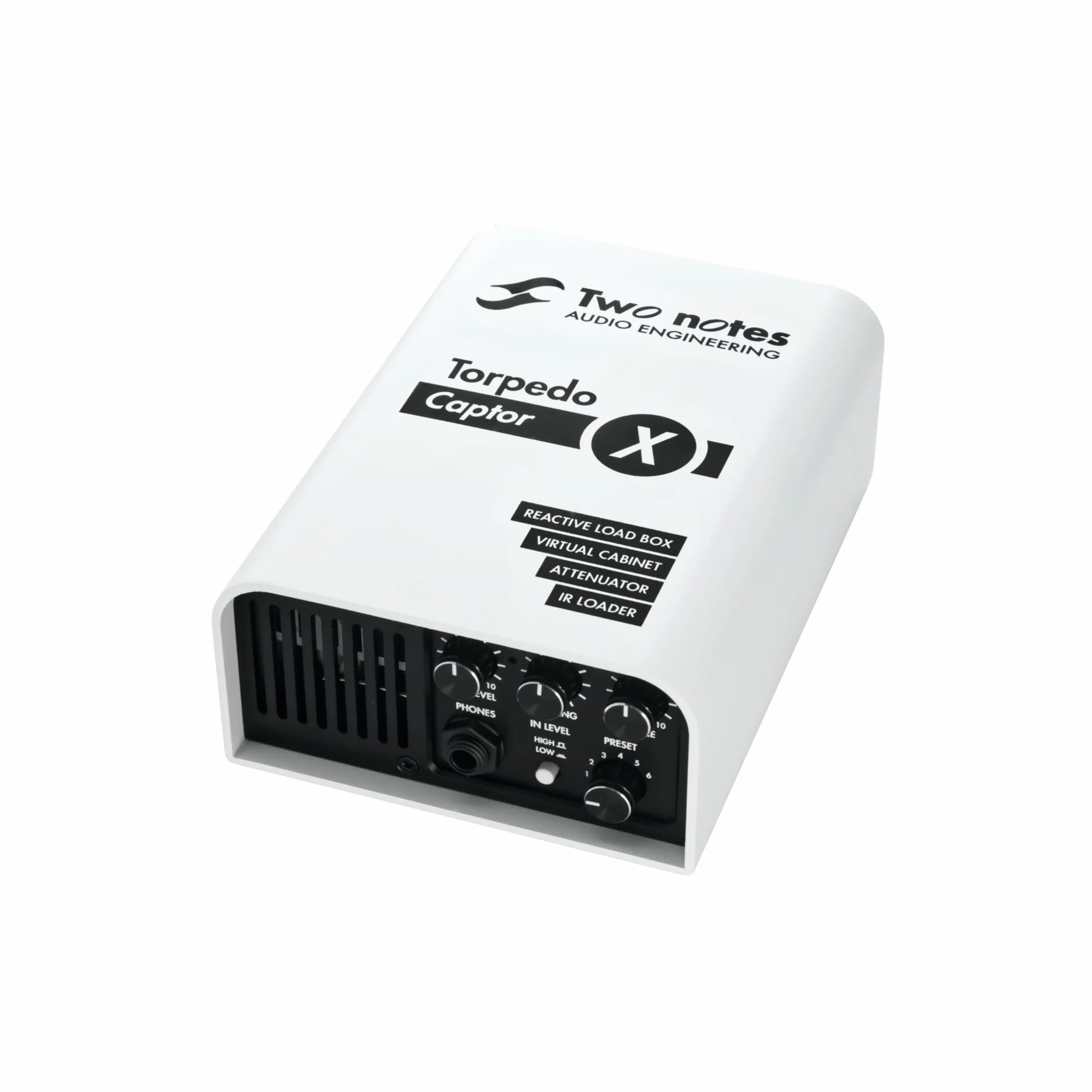 Two Notes - Torpedo Captor X - Load box, attenuatore, Simulatore, IR loader e Stereo Expander