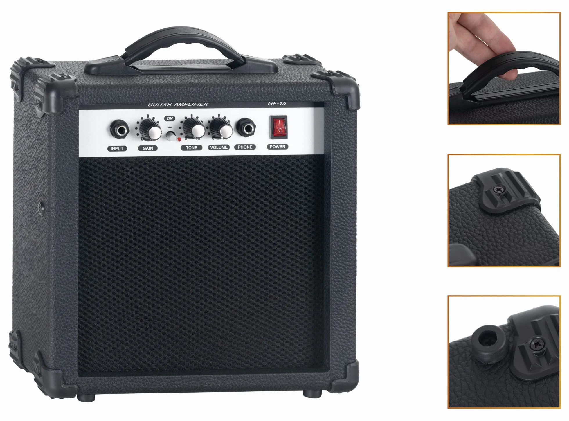 Rocktile Banger's Power Pack Set Completo Chitarra Elettrica con Single Coil e Humbucker Pickups Nero (Amplificatore, Borsa, Cavo, Tracolla, Plettro, Tremolo, Corde di Ricambio e Scuola con CD/DVD)