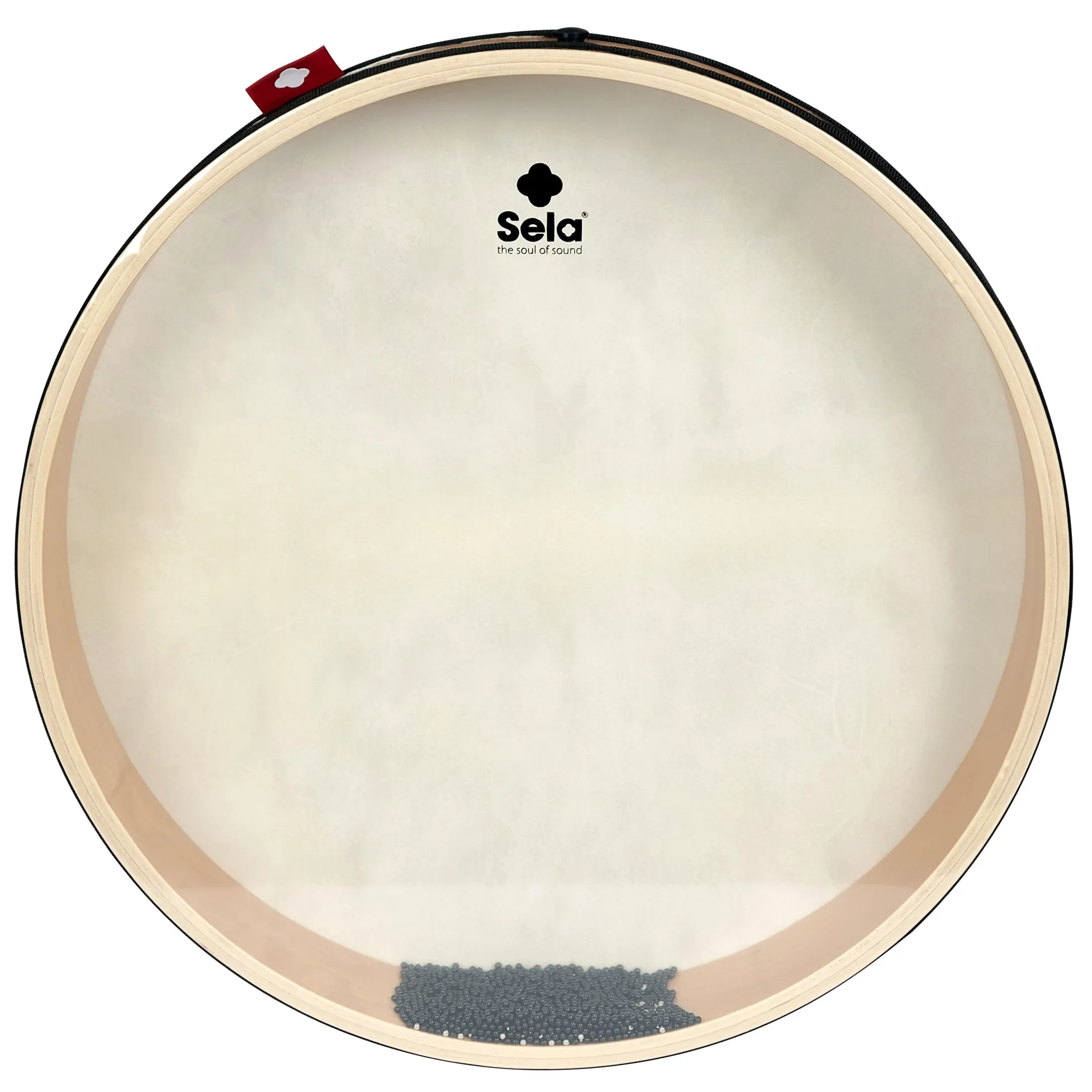 Ocean Drum 50 cm (20"), cornice in legno con pelle naturale