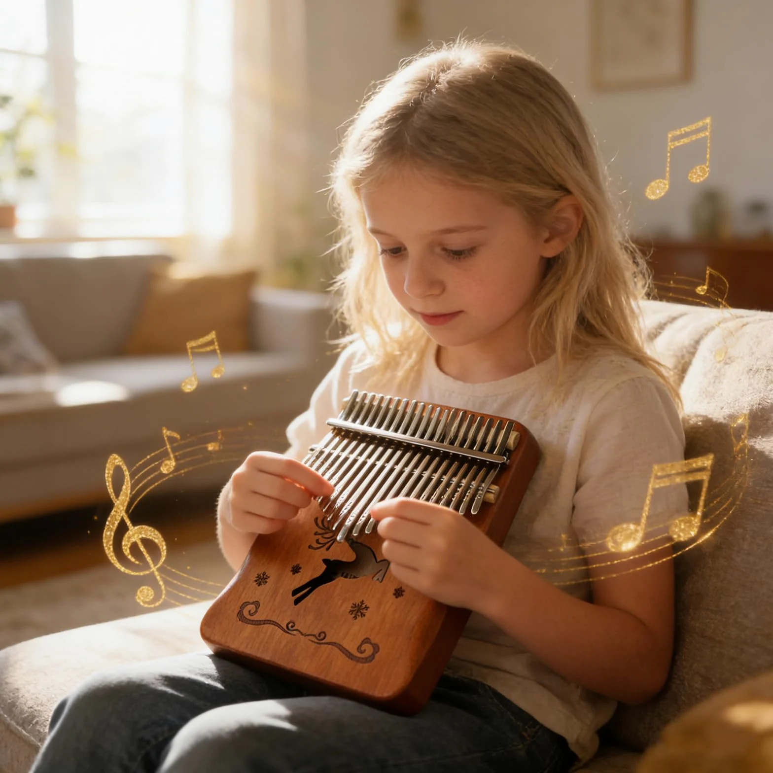 Kalimba, pianoforte da 21 pollici, armonie ricche di alta qualità per principianti e uso da viaggio