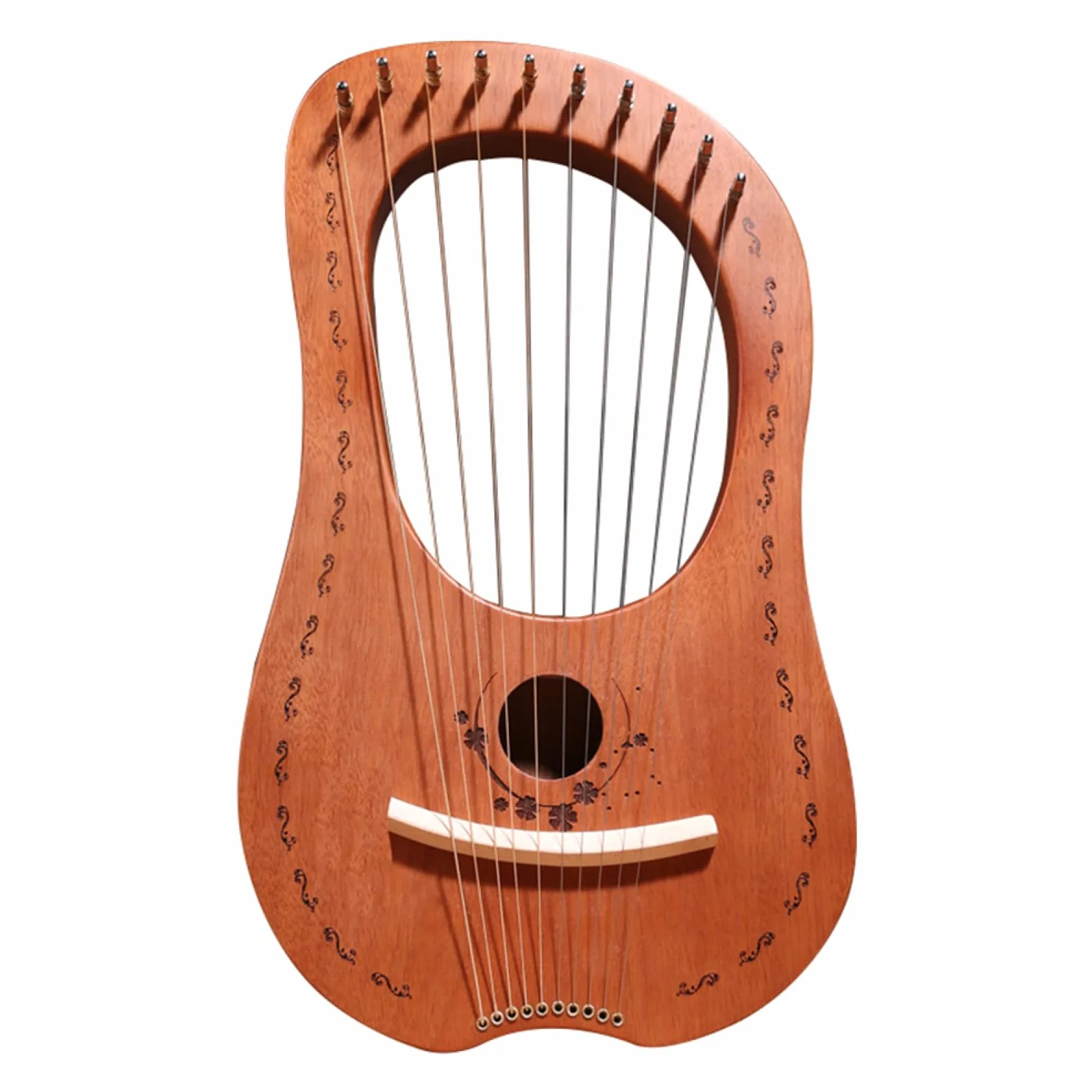 Arpa A Lira - Arpa A Con 10 Corde In Metallo, Piccola Portatile In Mogano, Con Corde In Acciaio Strumento Musicale Per Principianti Bambini Adulti Arpe A Lira Per Principianti Per Esercitazioni D