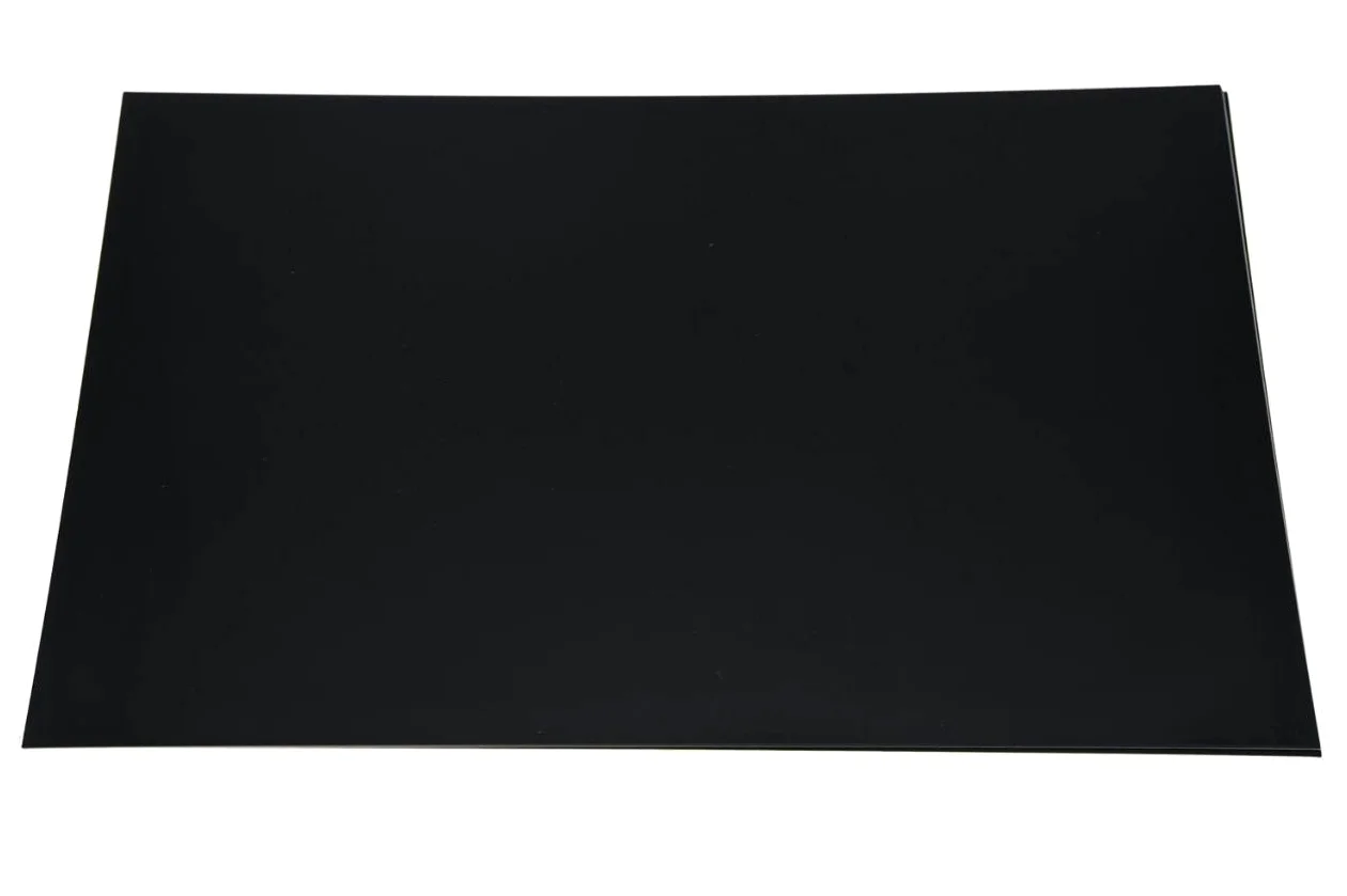 Dopro Bianco chitarra basso battipenna materiale piastra antigraffio foglio materiale 290x430mm nero 3 strati (BWB)