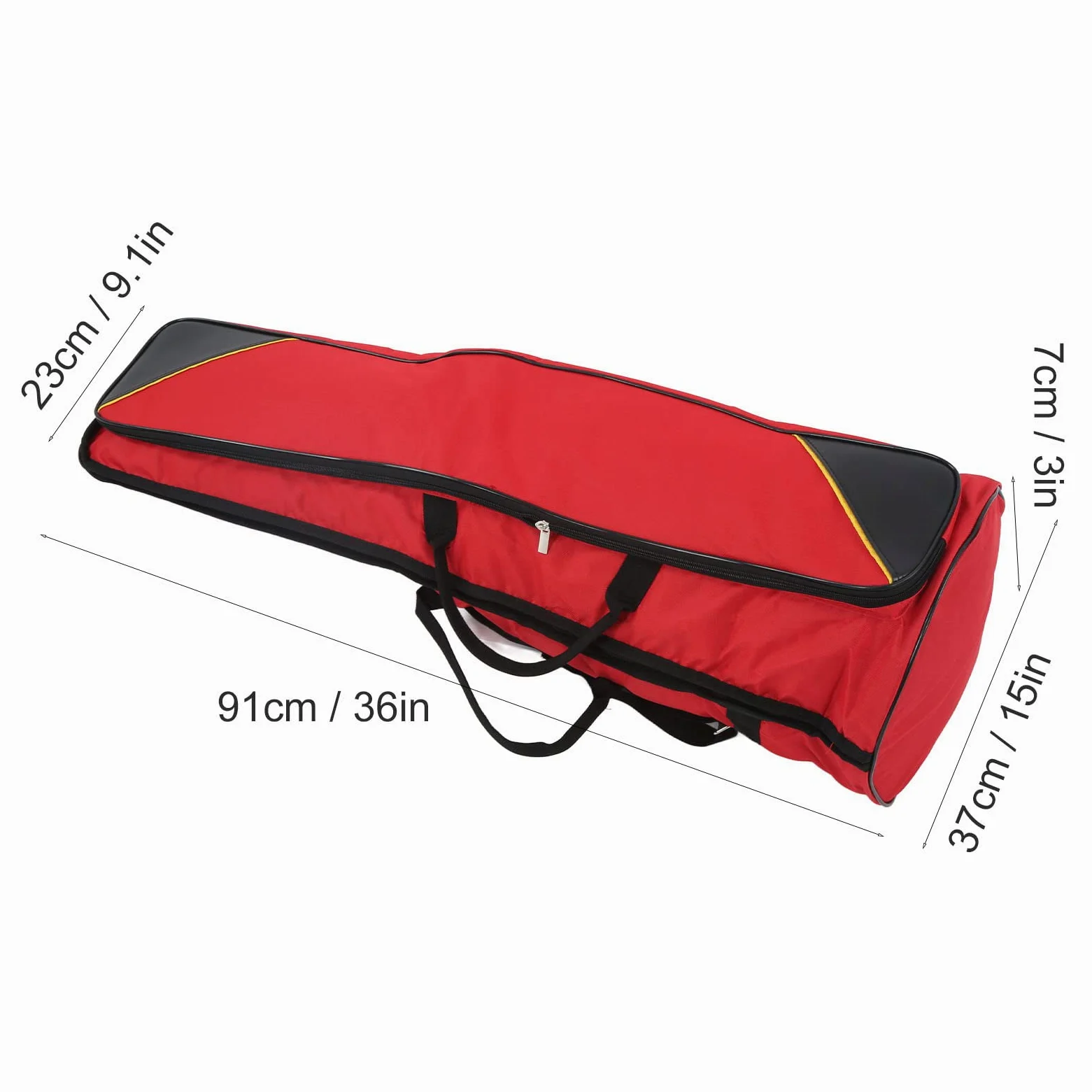 Borsa per Trombone, Custodia Morbida Imbottita in Tessuto Oxford Impermeabile con Maniglia e Tracolla, per Strumenti Musicali e Accessori, Design Funzionale per Musicisti in Viaggio