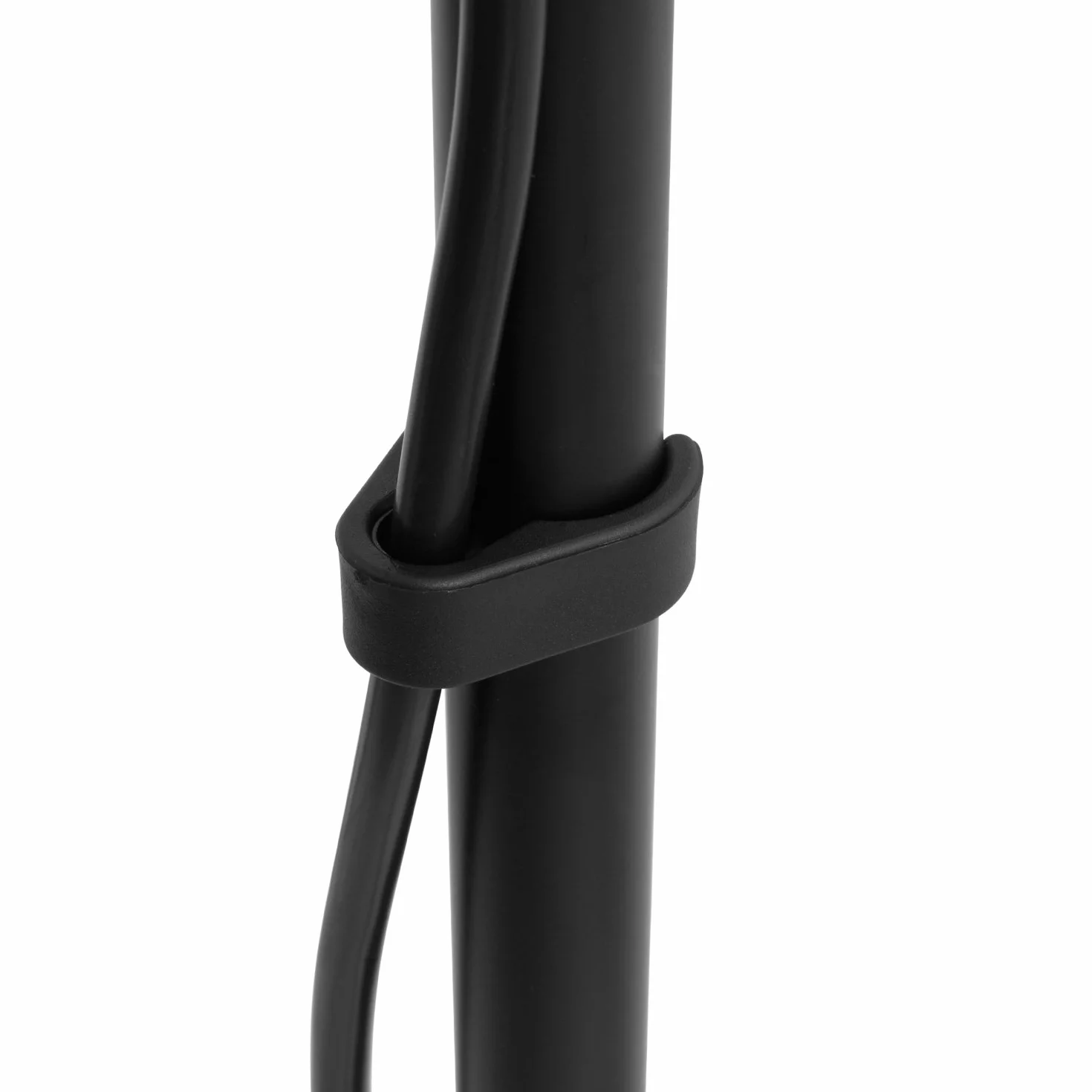 TIGER MCA21-BK Asta per microfono dritta con base treppiedi - Asta microfono regolabile - Nera | Treppiede Base Regolabile Mic Stand - Nero