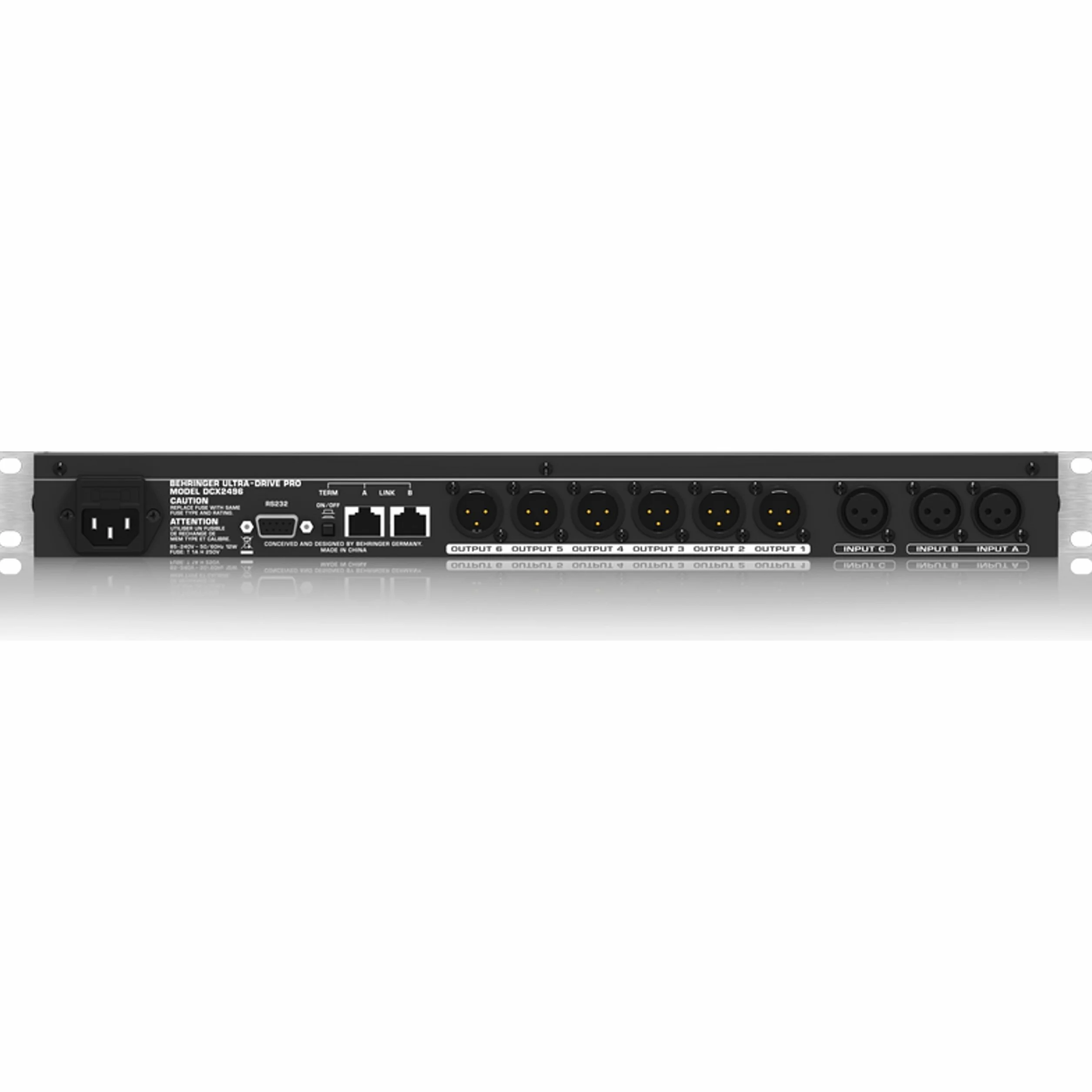 BEHRINGER ULTRADRIVE PRO DCX2496 - Crossover Digitale 96 Khz/24-Bit
