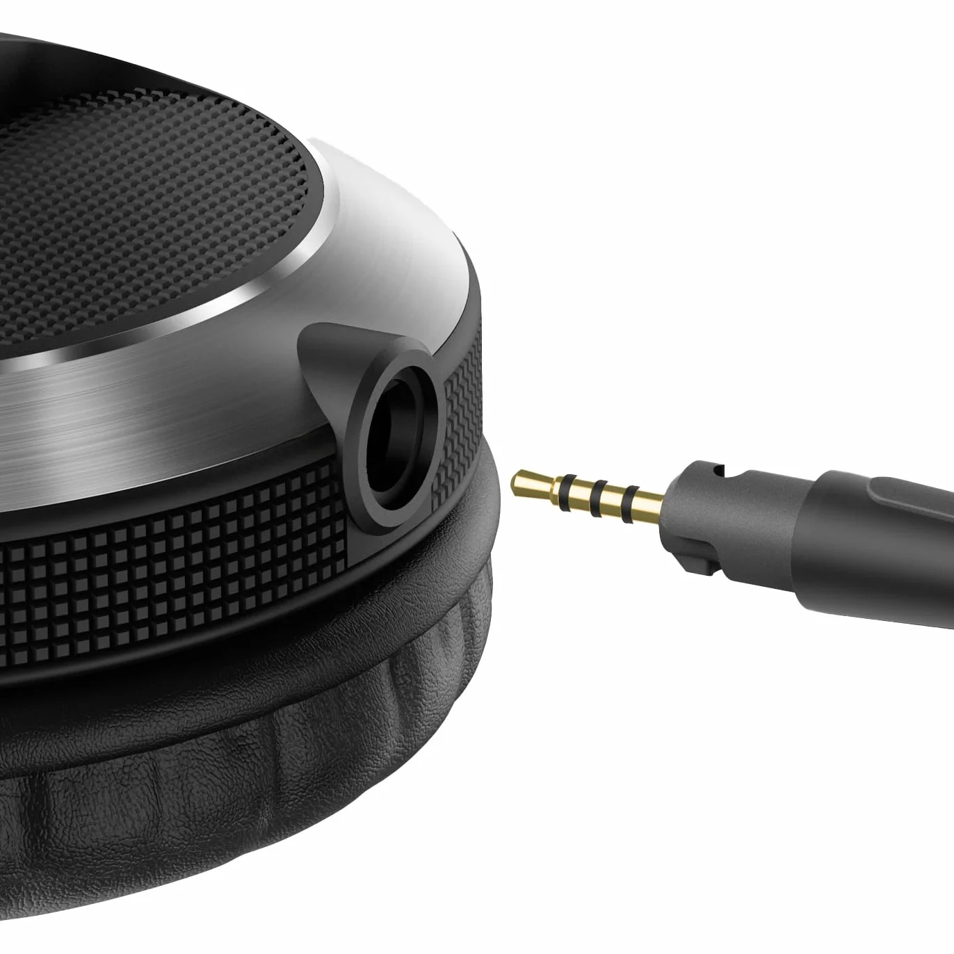 Pioneer HDJ-X7 Silver Circumaural - Headphones Cuffie Professionali per DJ