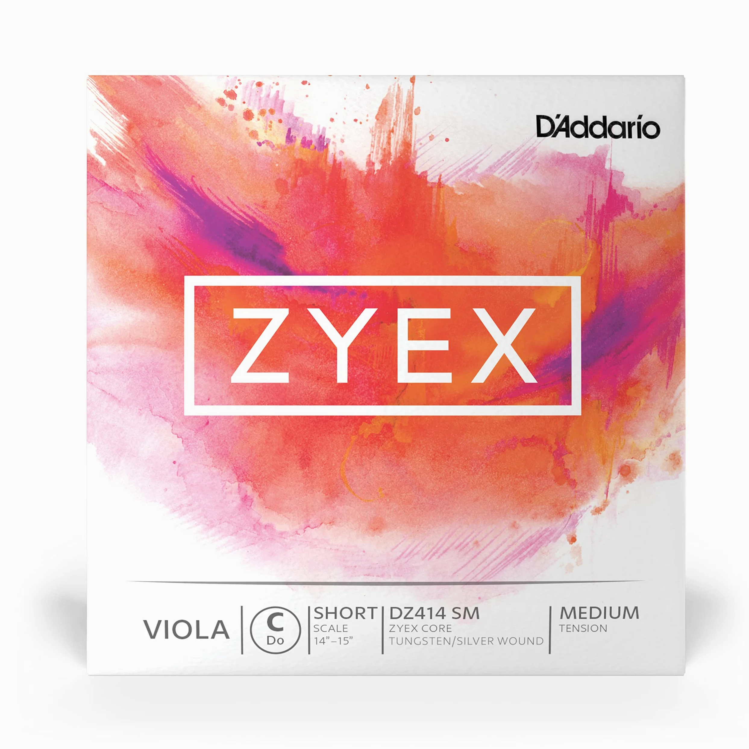 Corda singola DO D'Addario Zyex per viola, Short Scale, tensione media