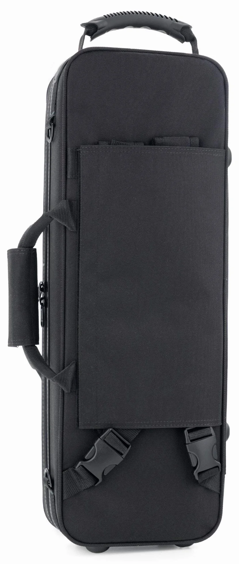 Custodia Leggera Lechgold per Sassofono Soprano Dritto - Lightcase per sassofoni soprano dritti con S-bow applicato - Tasca esterna - Imbracatura zaino - Scomparti separati per accessori - Nero