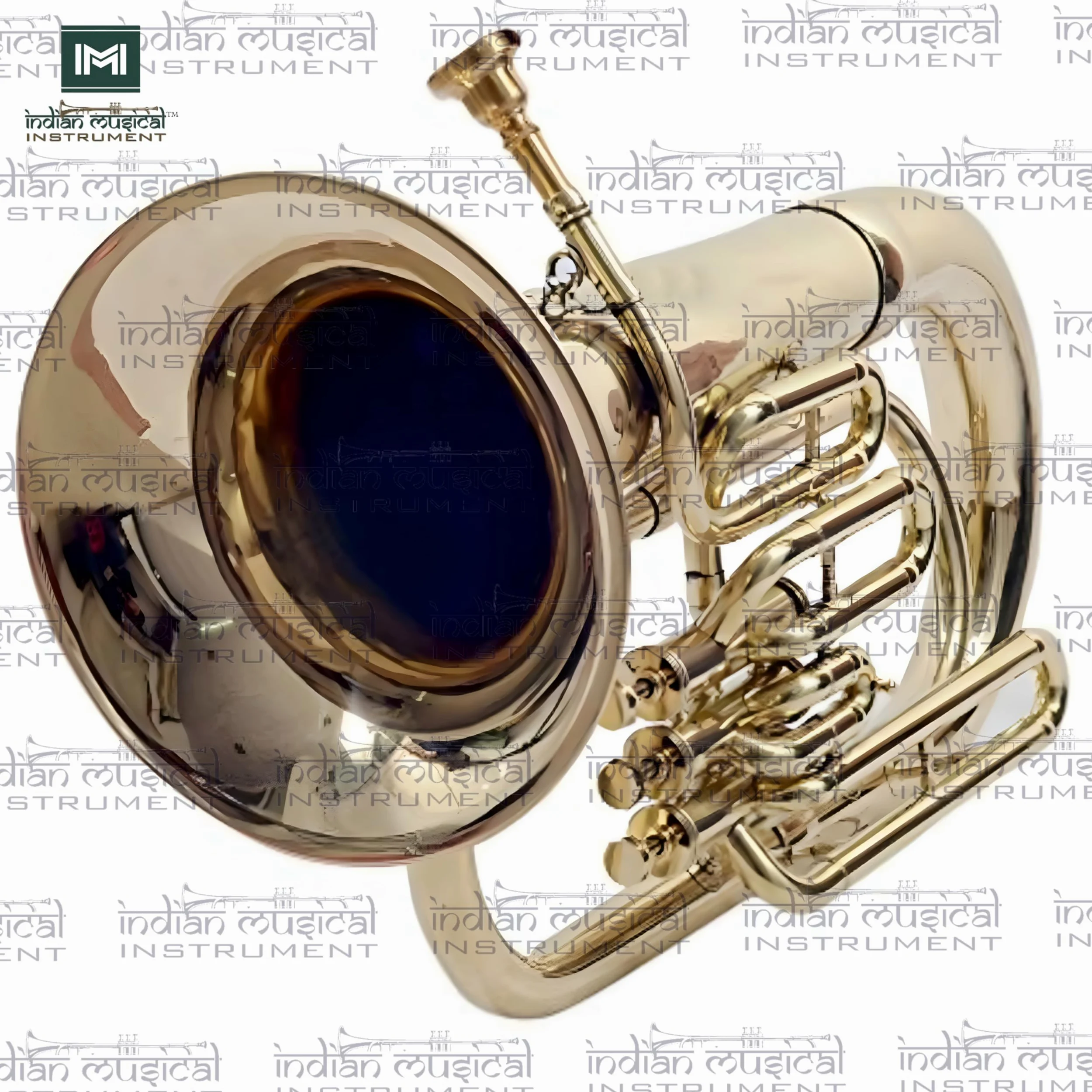 Euphonium - Strumento a 3 valvole in ottone con tono caldo, valvole lisce, per musicisti e studenti.