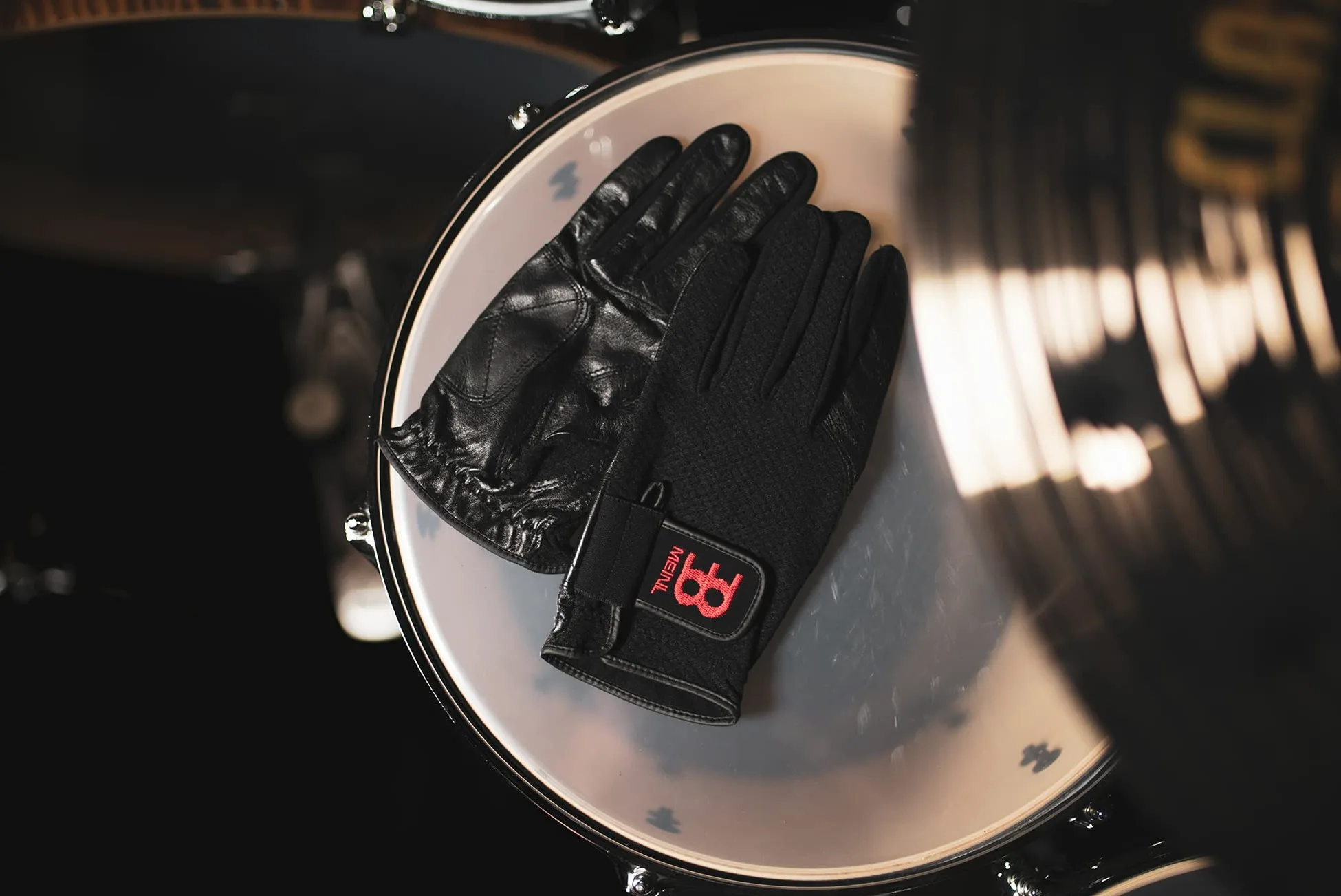 Meinl Drummer Gloves MDG-M, medium, w/fingers - Merce