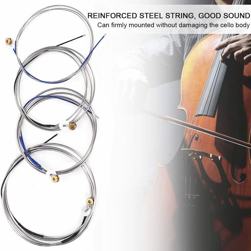 Corde per contrabbasso in acciaio, contrabbasso professionale, ricambio per corde per contrabbasso per accessori per strumenti musicali