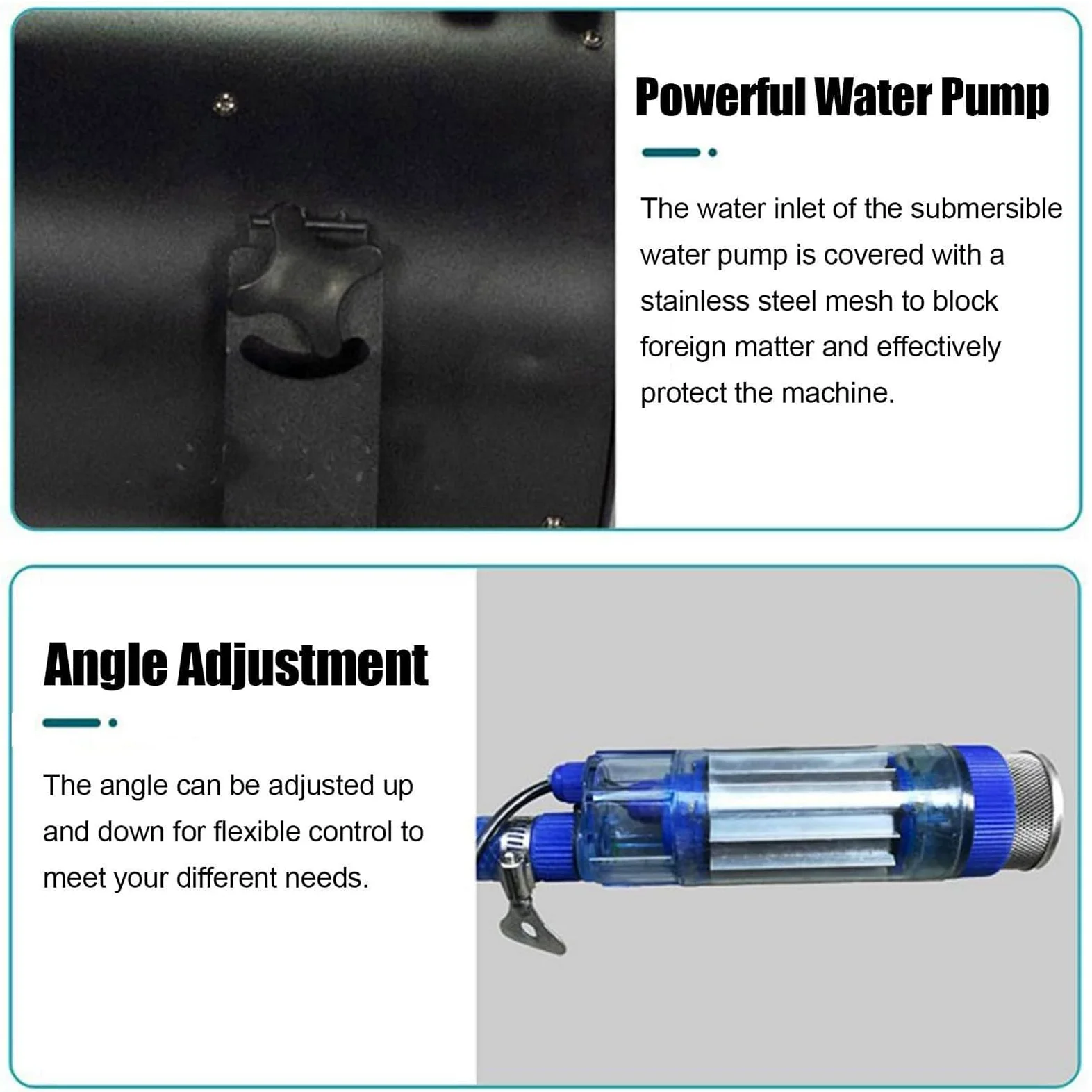 QUTBAG Macchina Schiuma palco Grandi Dimensioni, Macchina per Schiuma di Grandi Dimensioni da 1000 W, Macchina per la Produzione di Schiuma a Getto da palco Professionale, Distanza 6-10 m/Area 80㎡