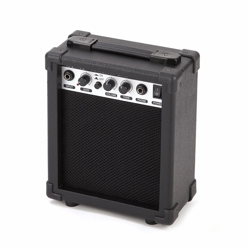 Kit per chitarra elettrica a grandezza naturale di Rockjam con amplificatore per chitarra da 10 watt, lezioni, cinturino, sacchetto del gig, sceglie, whammy, piombo e corde di scorta - Blueburst