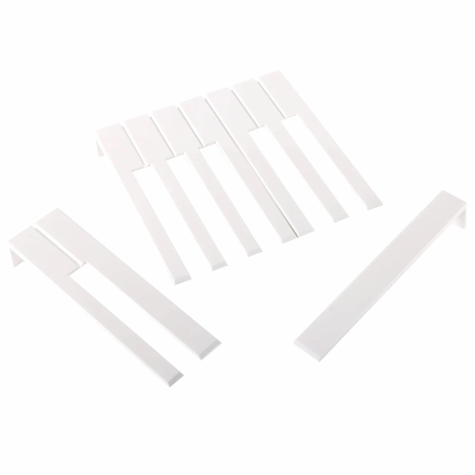 Vagias Keytops - Kit di sostituzione per pianoforte in plastica ABS bianco lucido