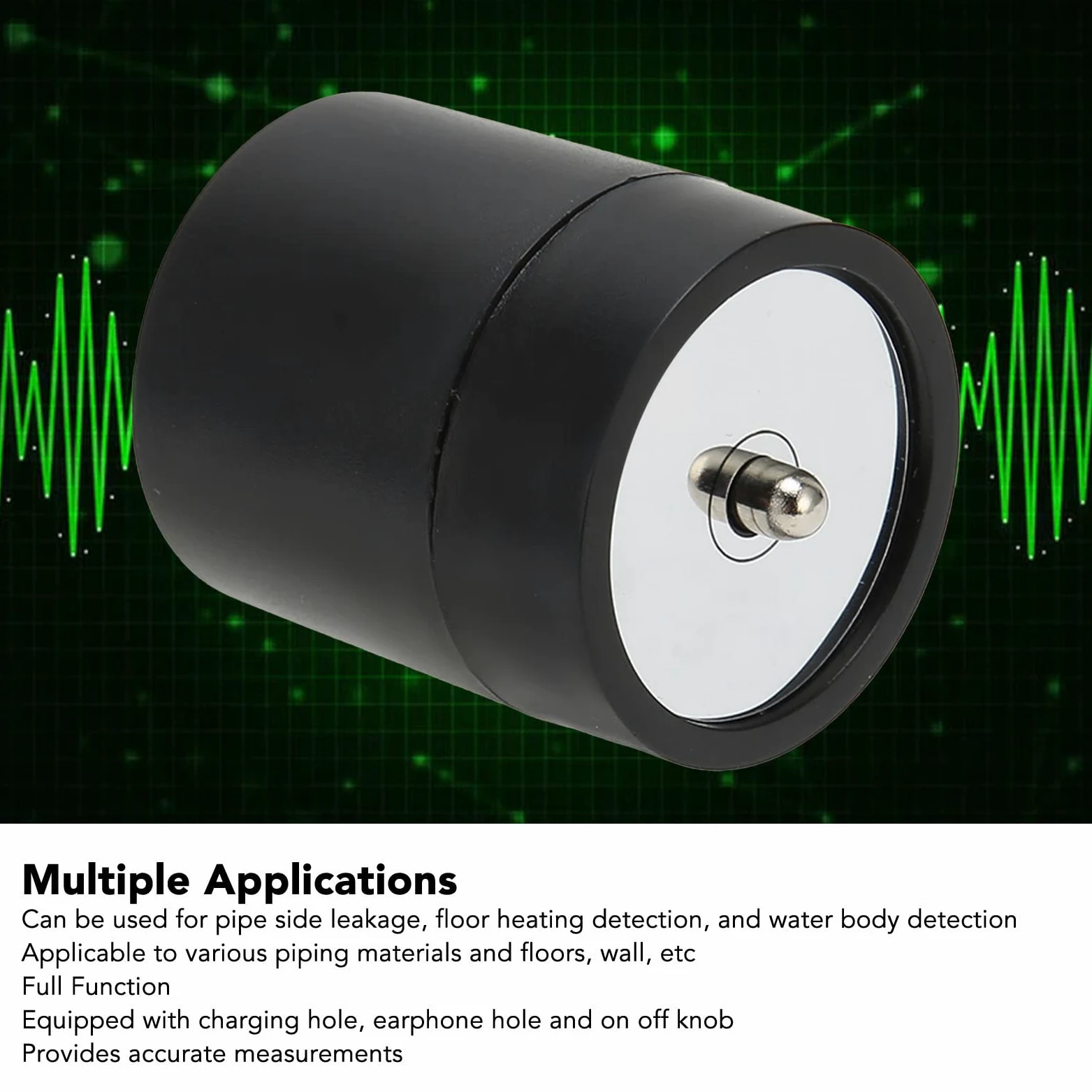Amplificatore per Microfono Attraverso la Porta a Muro, Rilevatore di Ascolto Vocale per Microfono a Parete, Amplificatore per Strumento Vocale Attraverso la Porta
